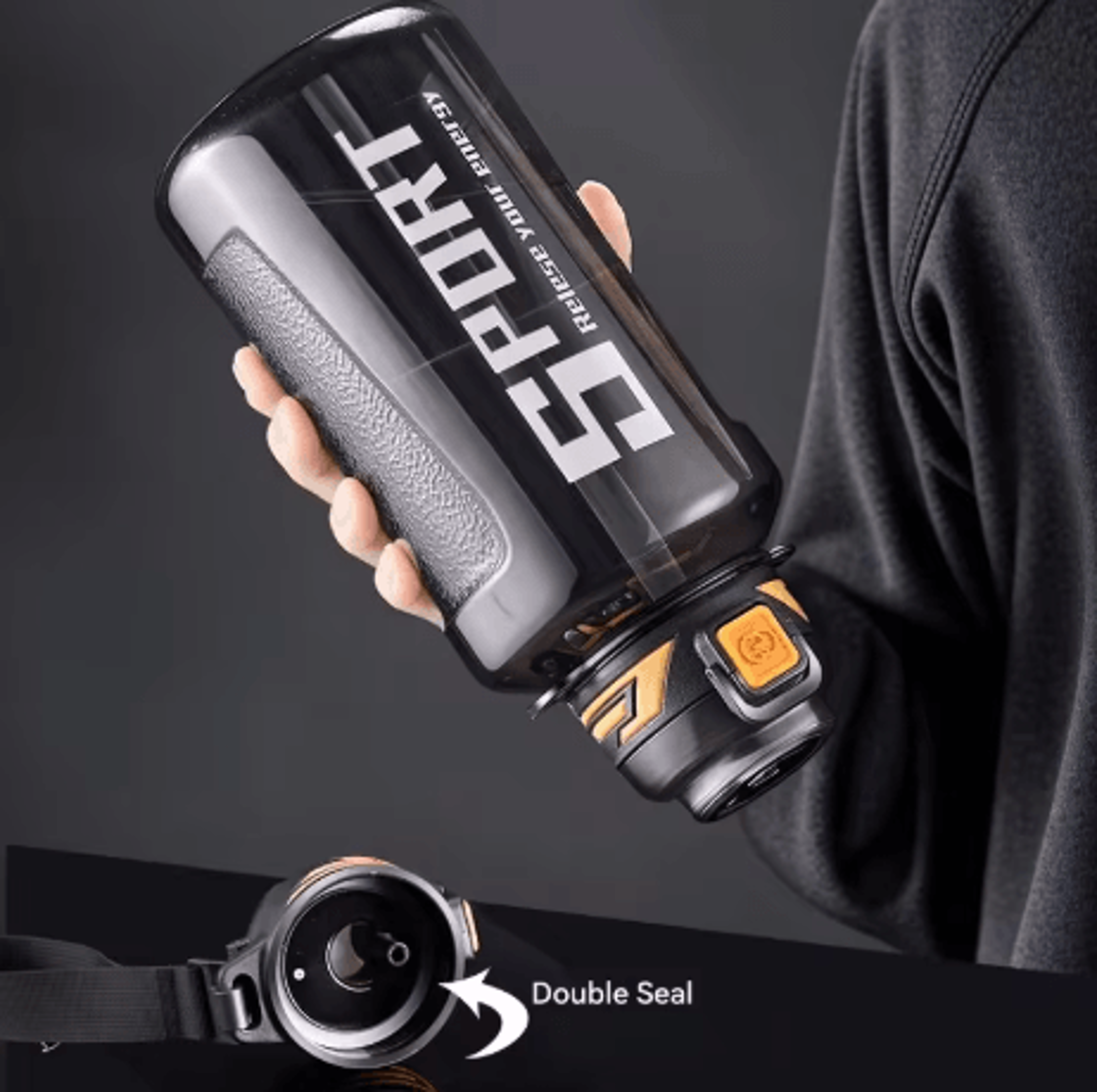 Large Capacity Sports Water Bottle Leakproof Plastic Drinking Bottle For Gym Cycling And Outdoor Tr 13