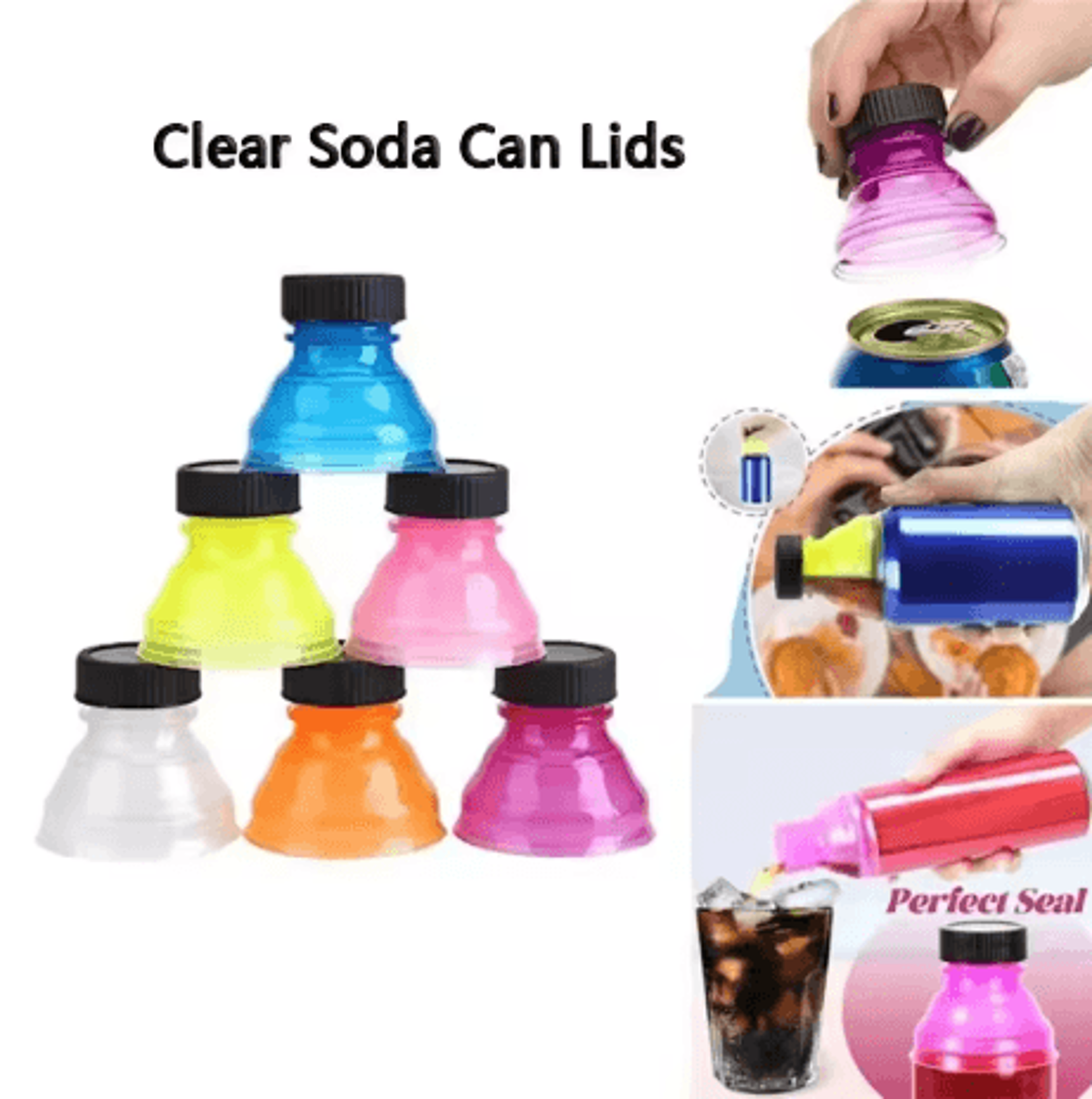 Reusable Airtight Bottle And Can Caps Soda Saver Dust Proof Covers For Beer Water And Drink Dispens 7