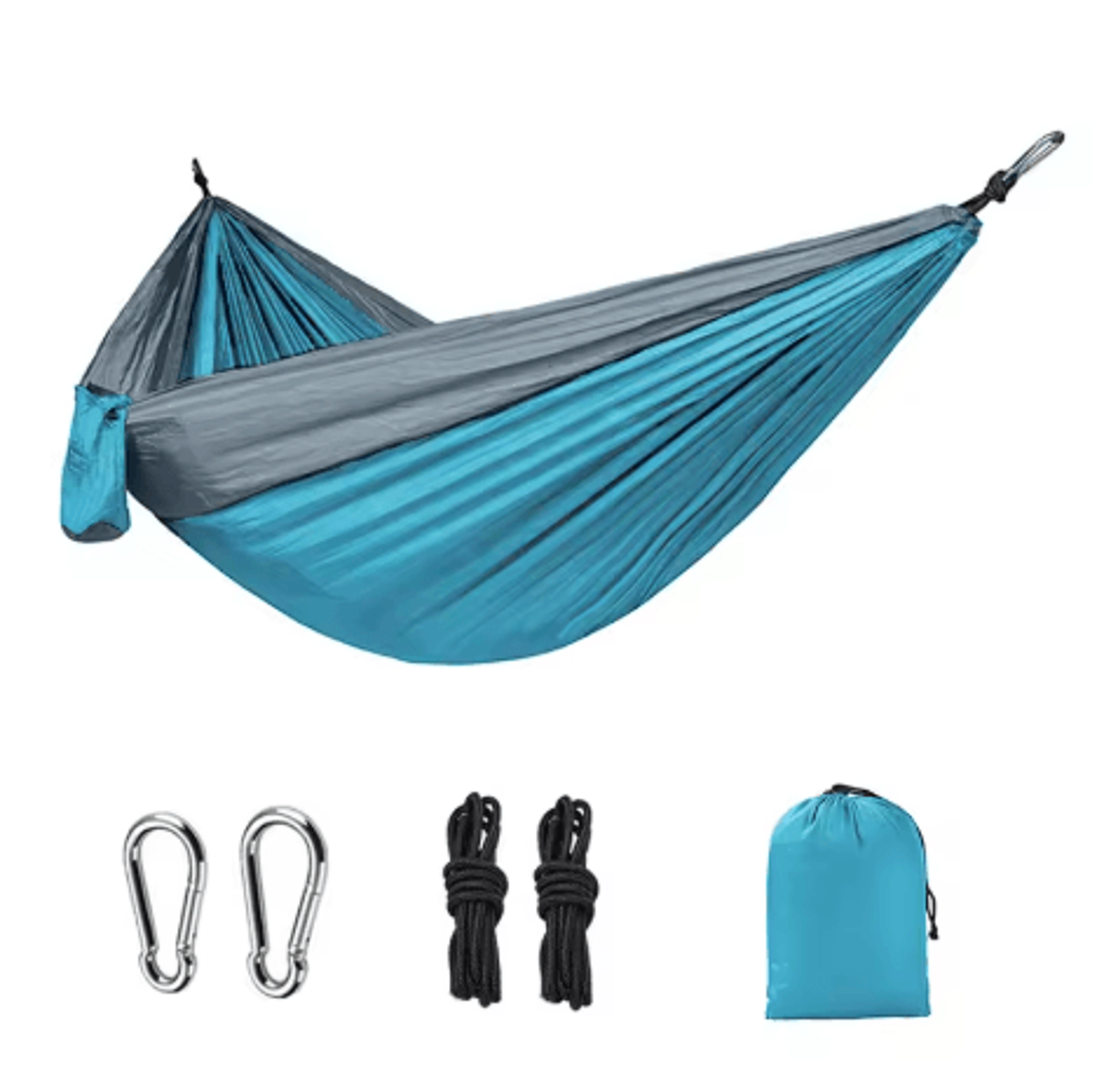 Ultra Light Camping Hammock 300kg Heavy Duty Parachute Nylon Travel Hammock For Outdoor And Indoor  4