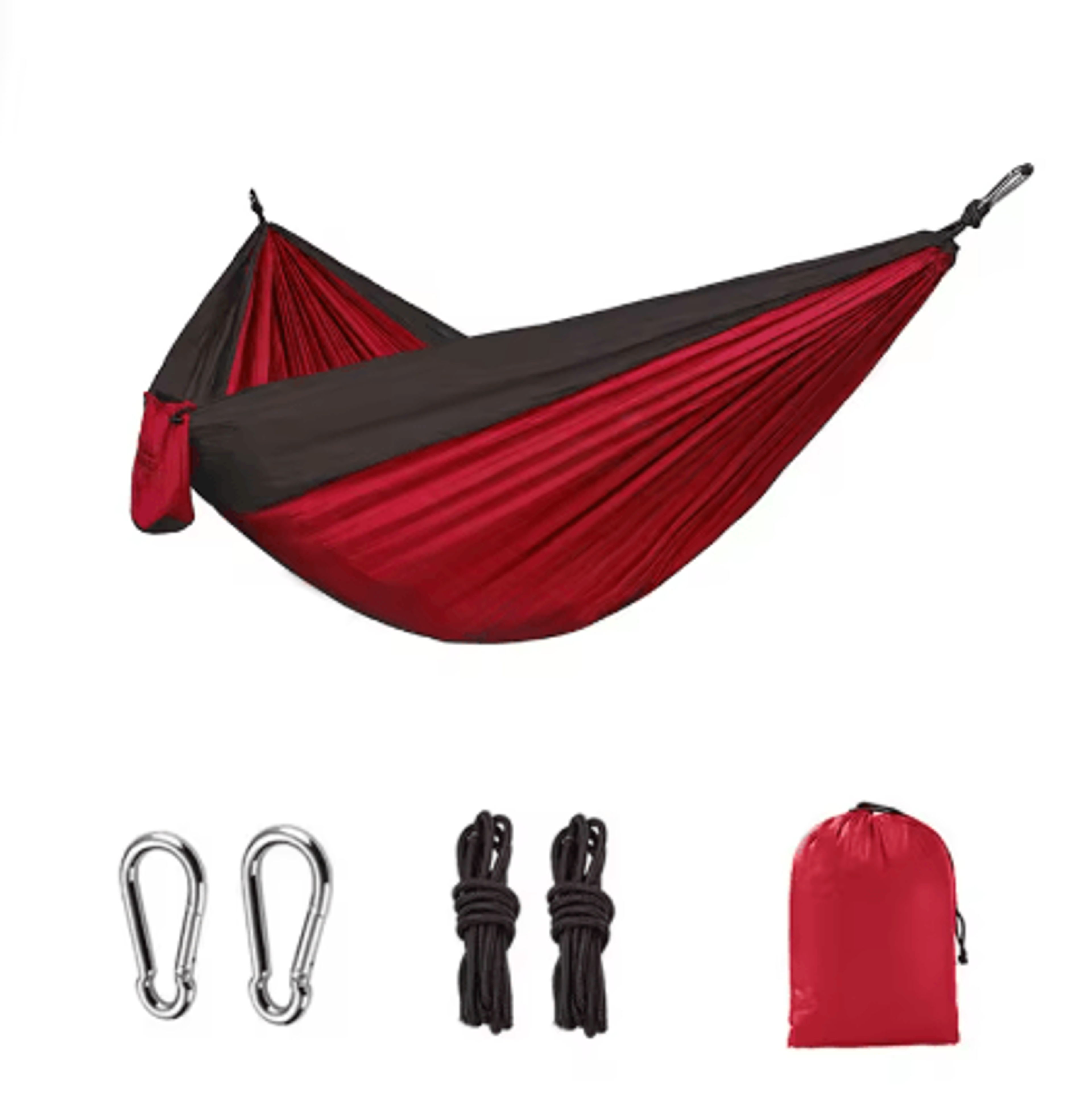 Ultra Light Camping Hammock 300kg Heavy Duty Parachute Nylon Travel Hammock For Outdoor And Indoor  7