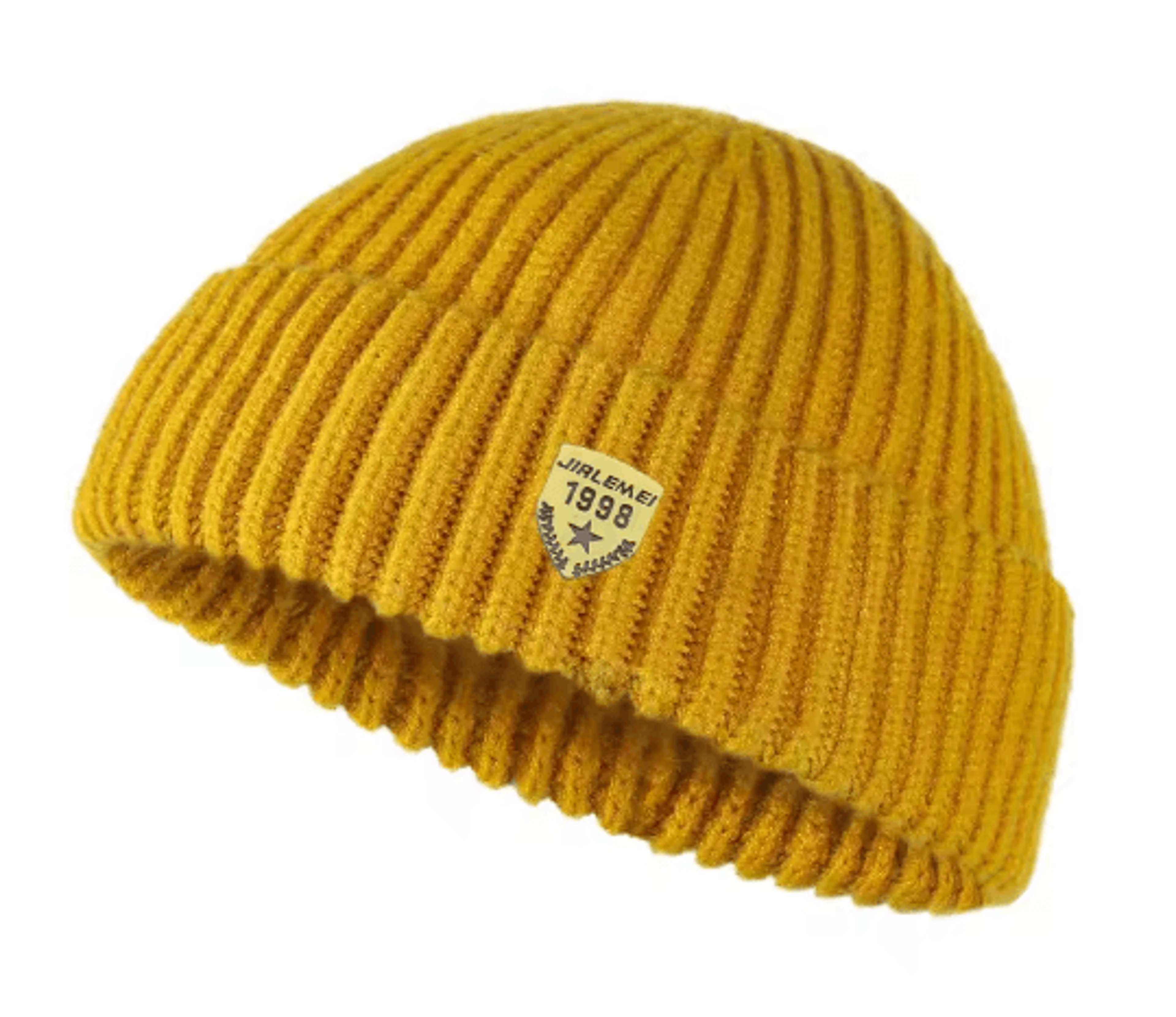 Mens Brimless Knitted Beanie Skullcap Street Style HipHop Baggy Melon Cap For Winter 4