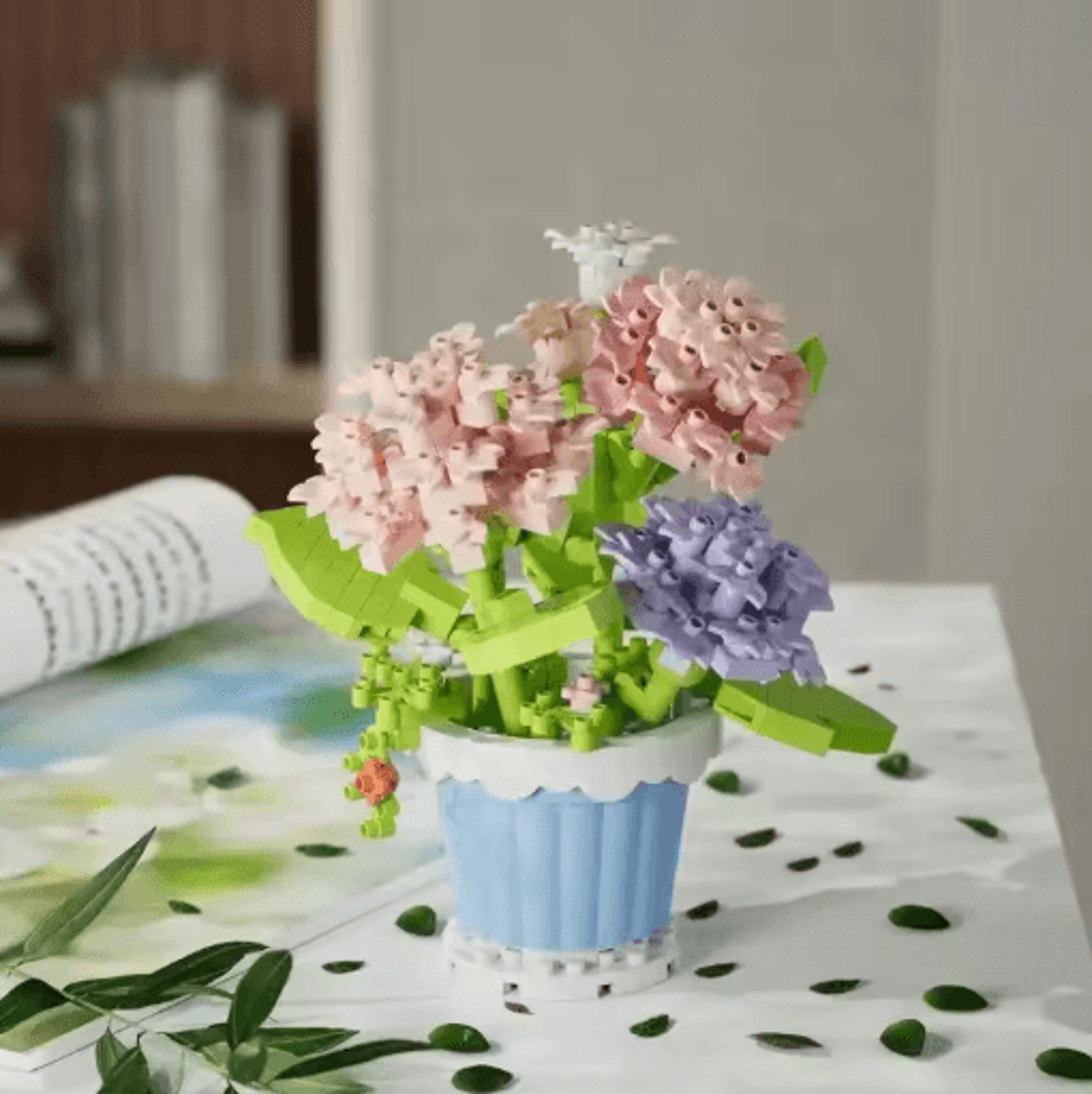 DIY Eternal Flower Building Blocks  Creative Assembling Toy For Kids  Decorative Gifts 1
