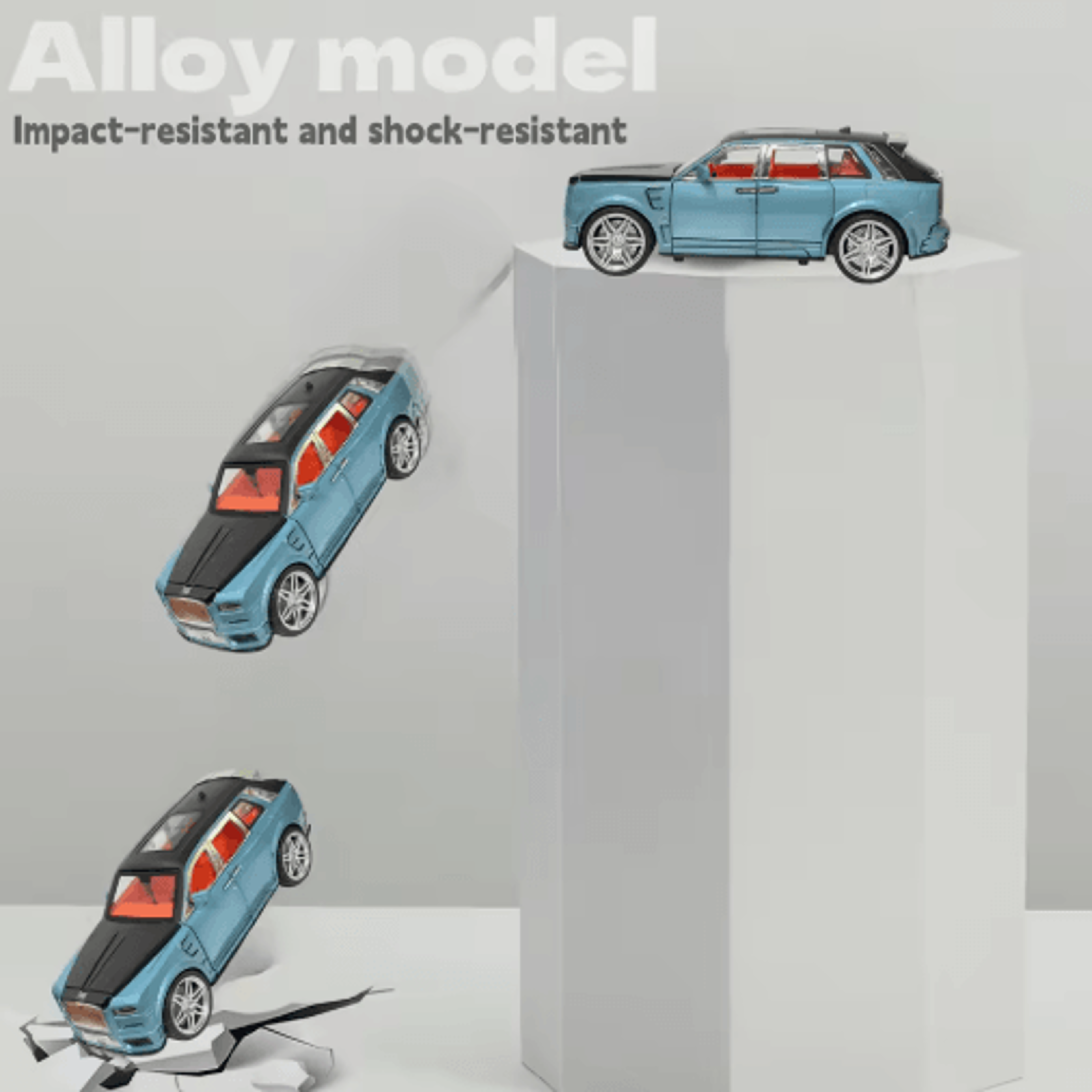 1 24 Alloy Diecast Car Model Simulation Vehicle With Opening Doors And Pull Back Action 4
