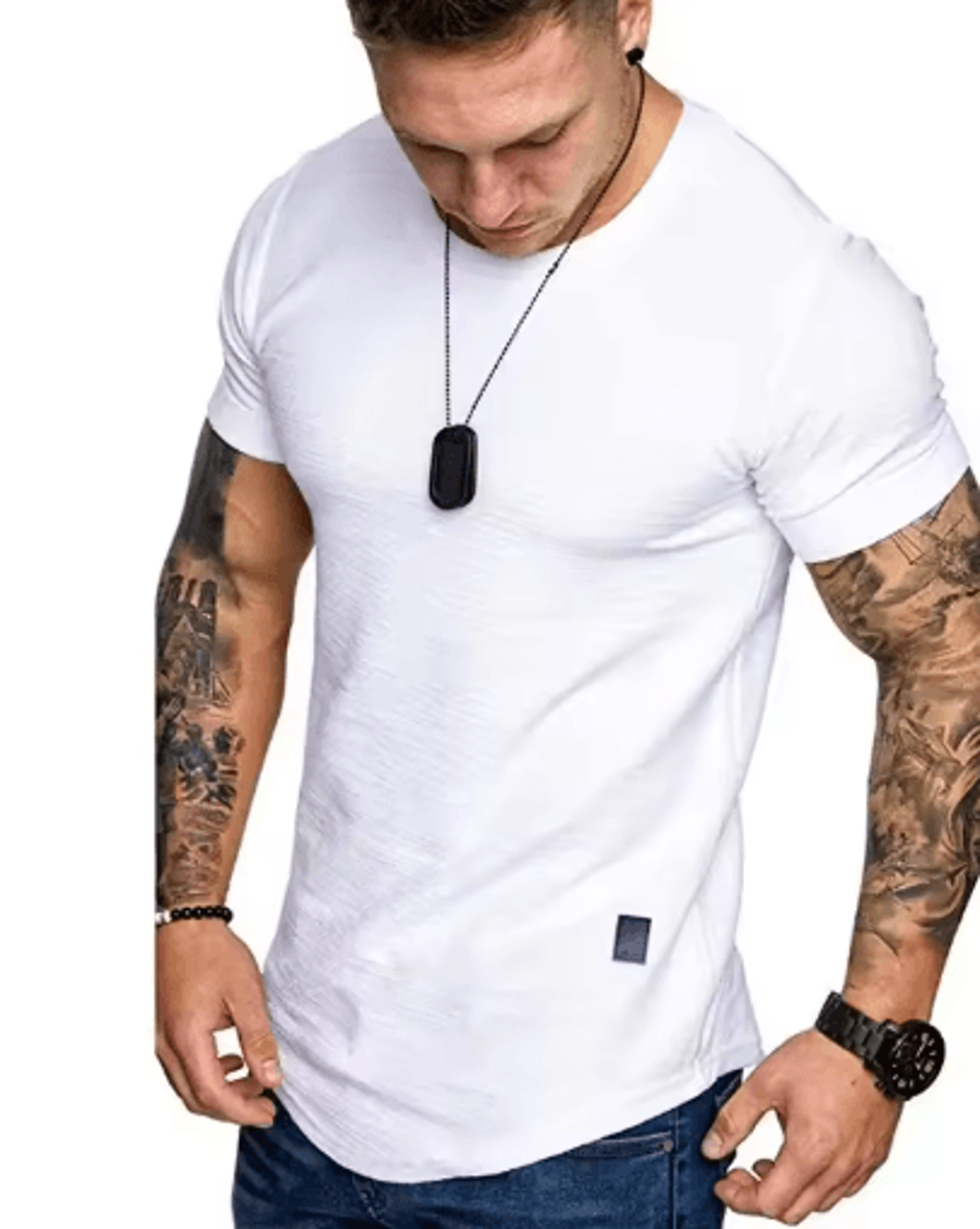 Mens Short Sleeve Crew Neck T Shirt Lightweight Casual And Active Wear 1