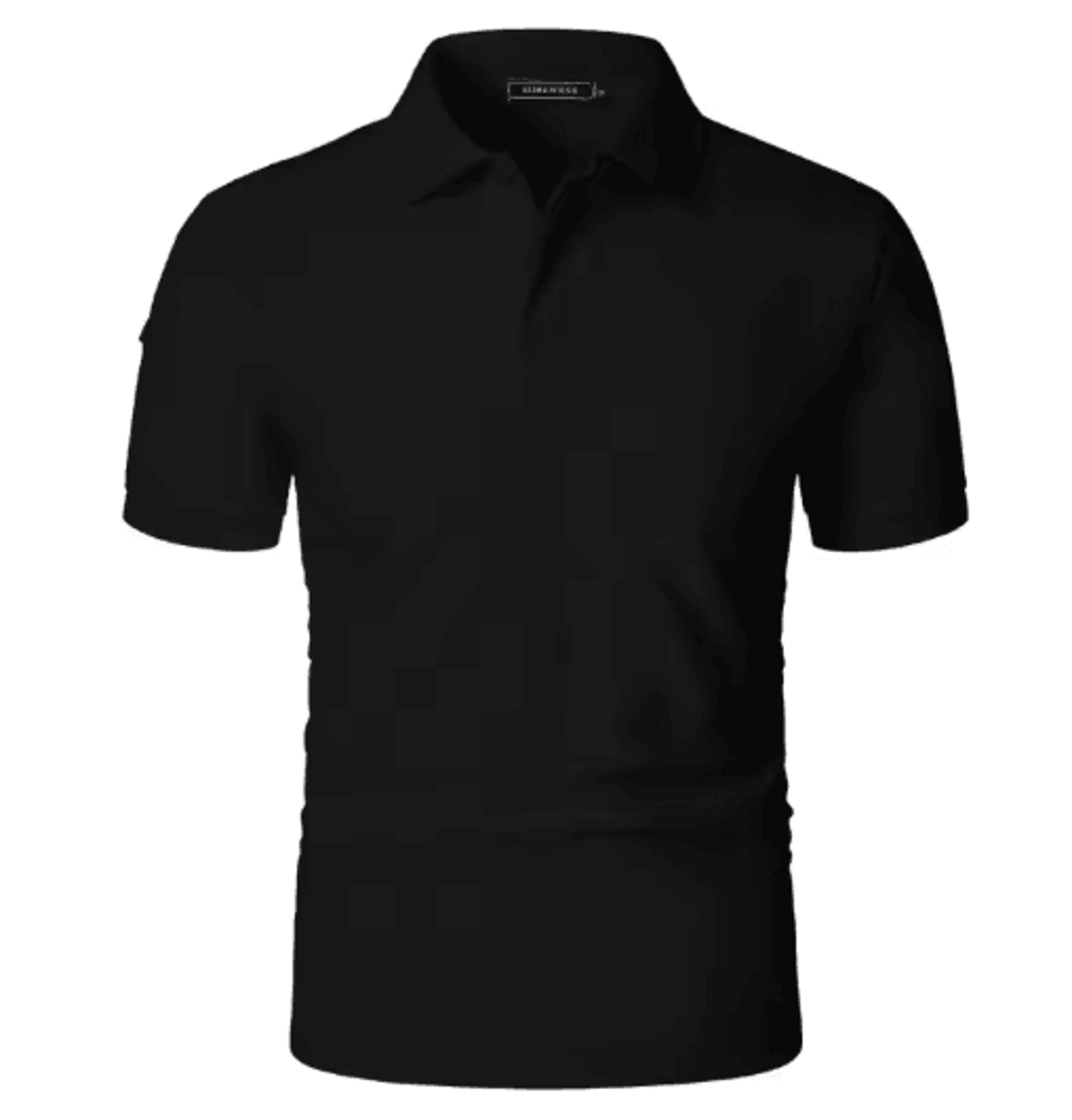 Mens Short Sleeve Polo Sports T Shirt Breathable Moisture Wicking And Oversized Fit 5