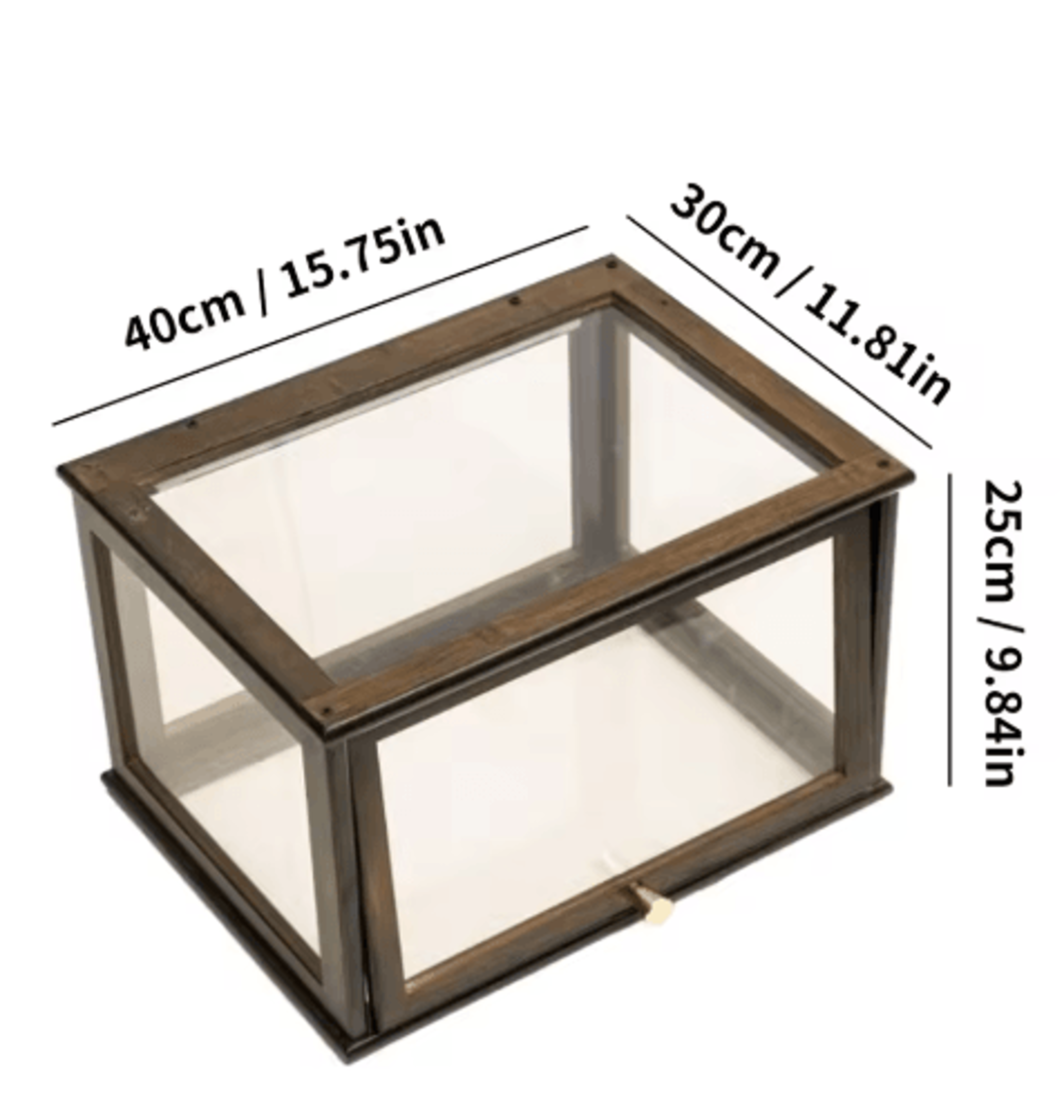 Bamboo Bread Box Large Capacity Stackable Kitchen Storage With Clear Window 1