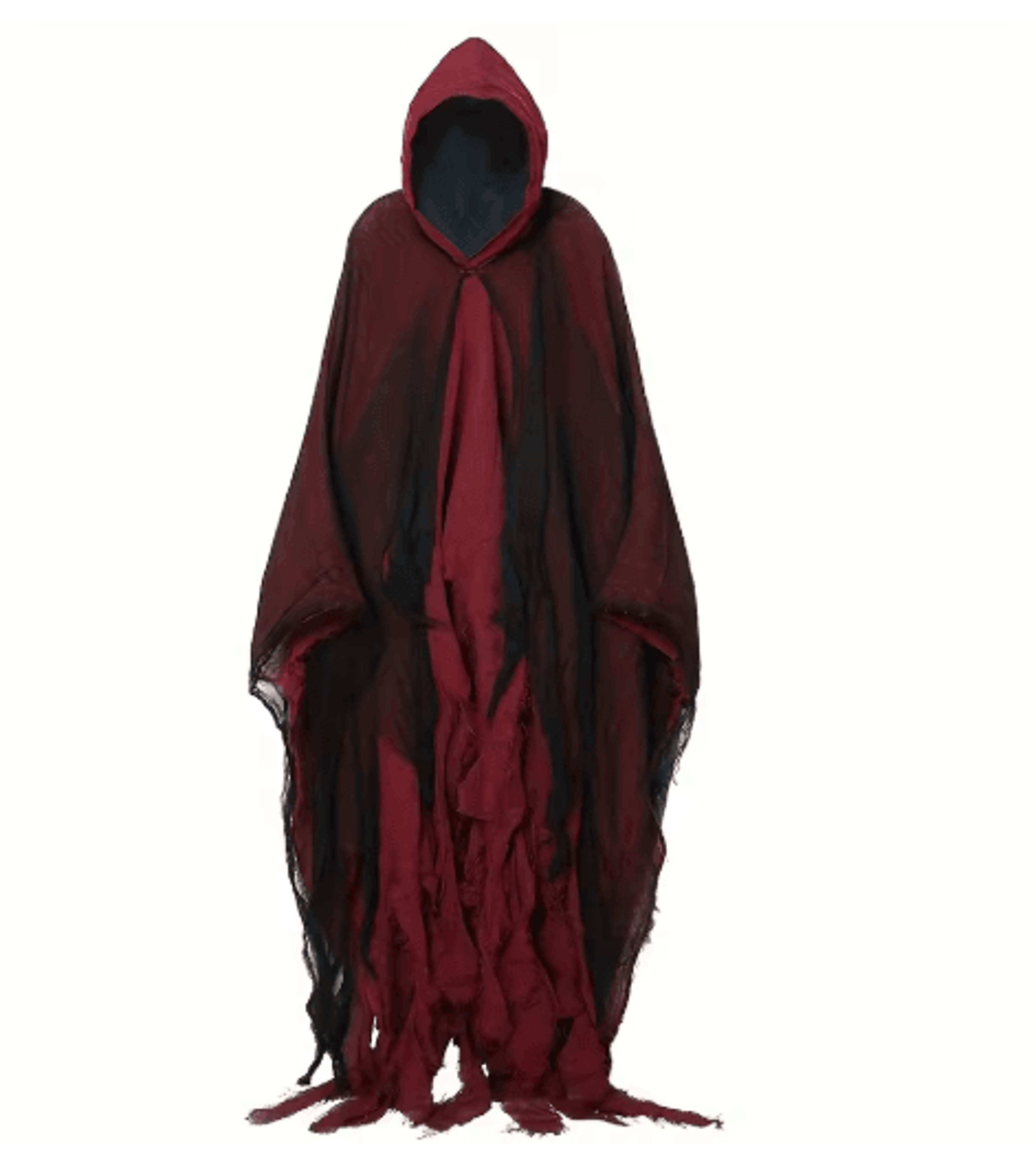 Skeleton Halloween Cloak With Hood Realistic Gothic Costume Accessory 1 Pc 7