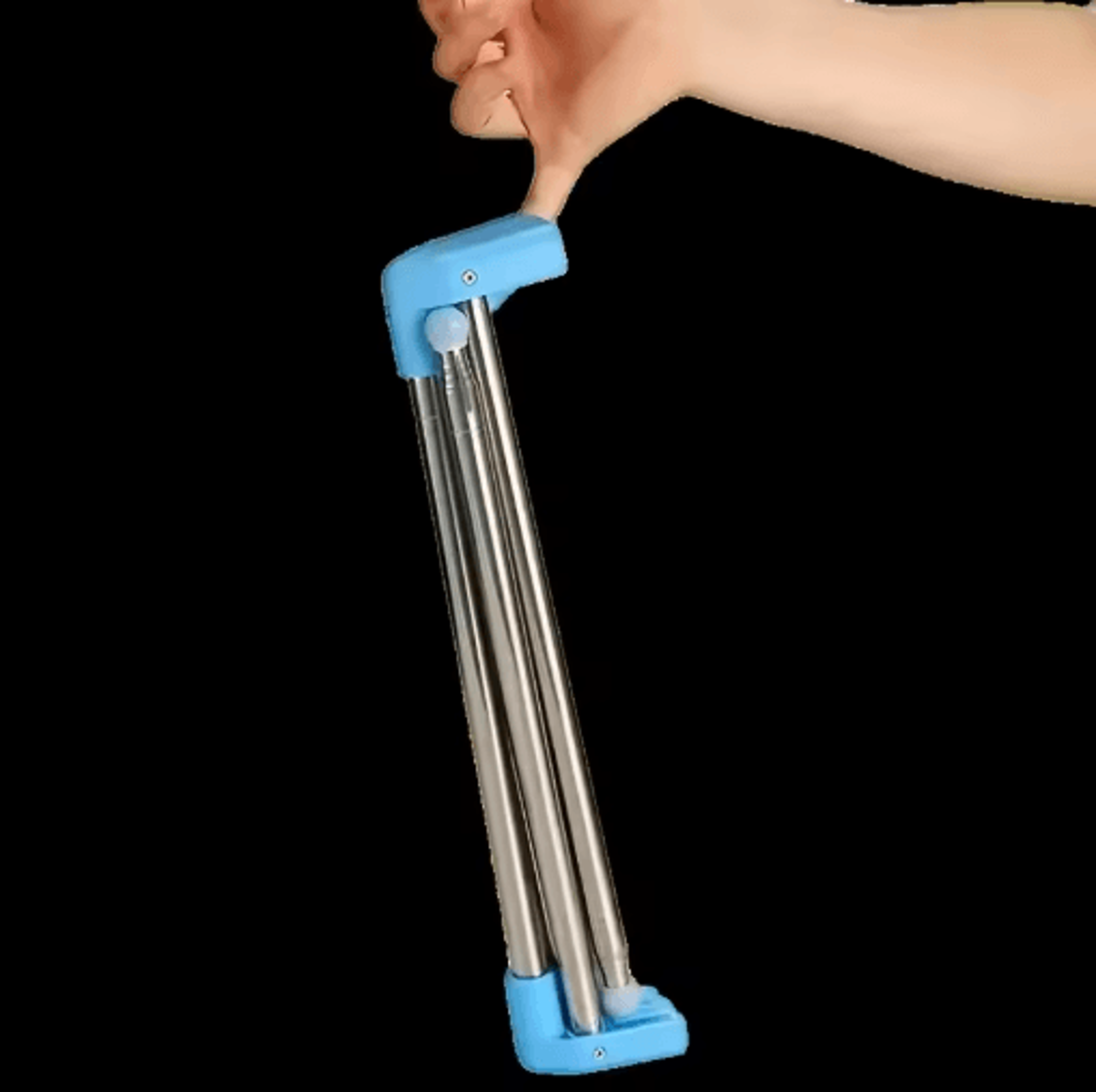 Portable Foldable Clothes Hanger Rack Extendable Metal Drying Rack For Home Travel And Camping 1