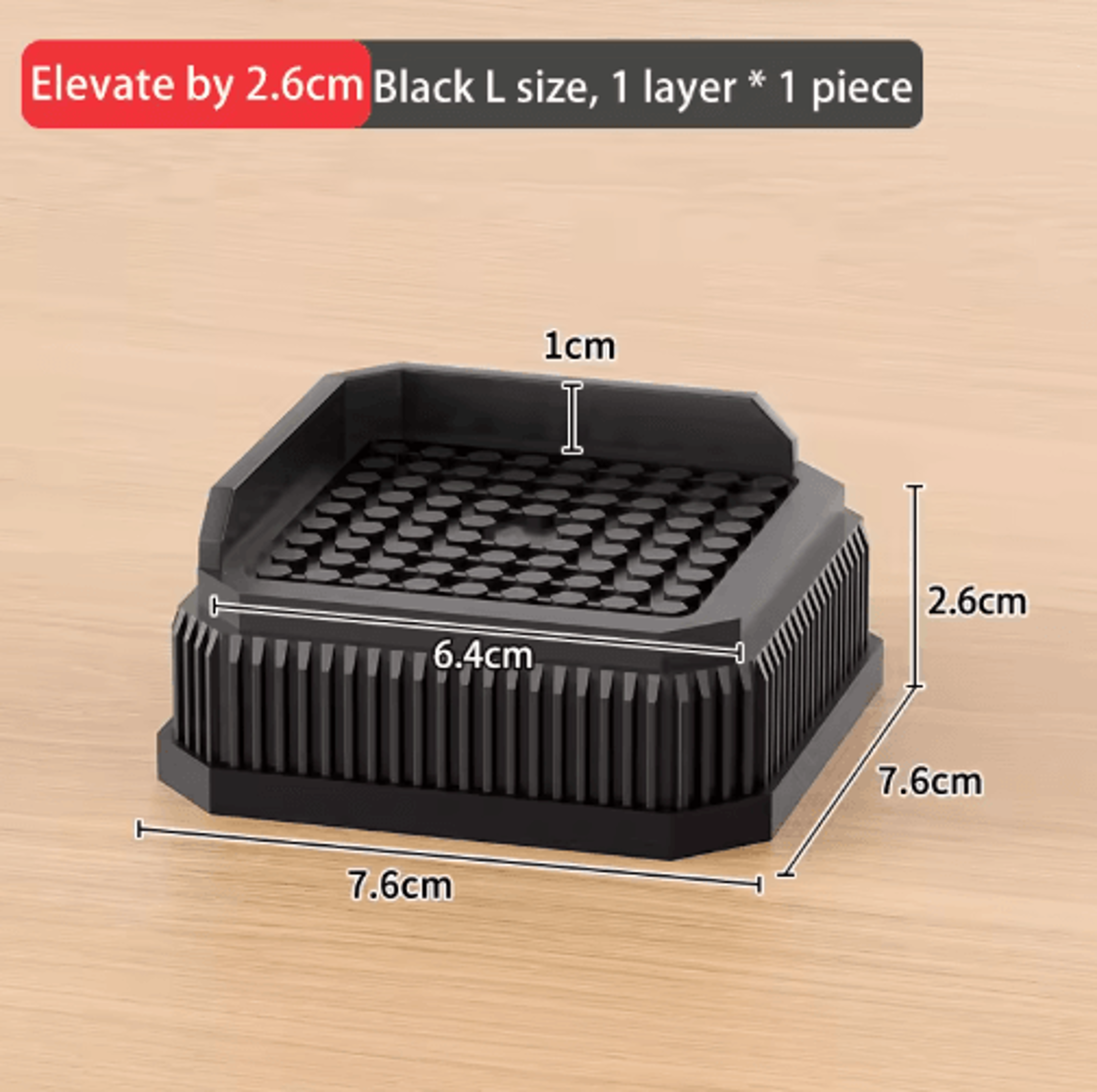 Adjustable Height Furniture Risers Heavy Duty Anti Slip Supports For Sofa Bed And Desk 23