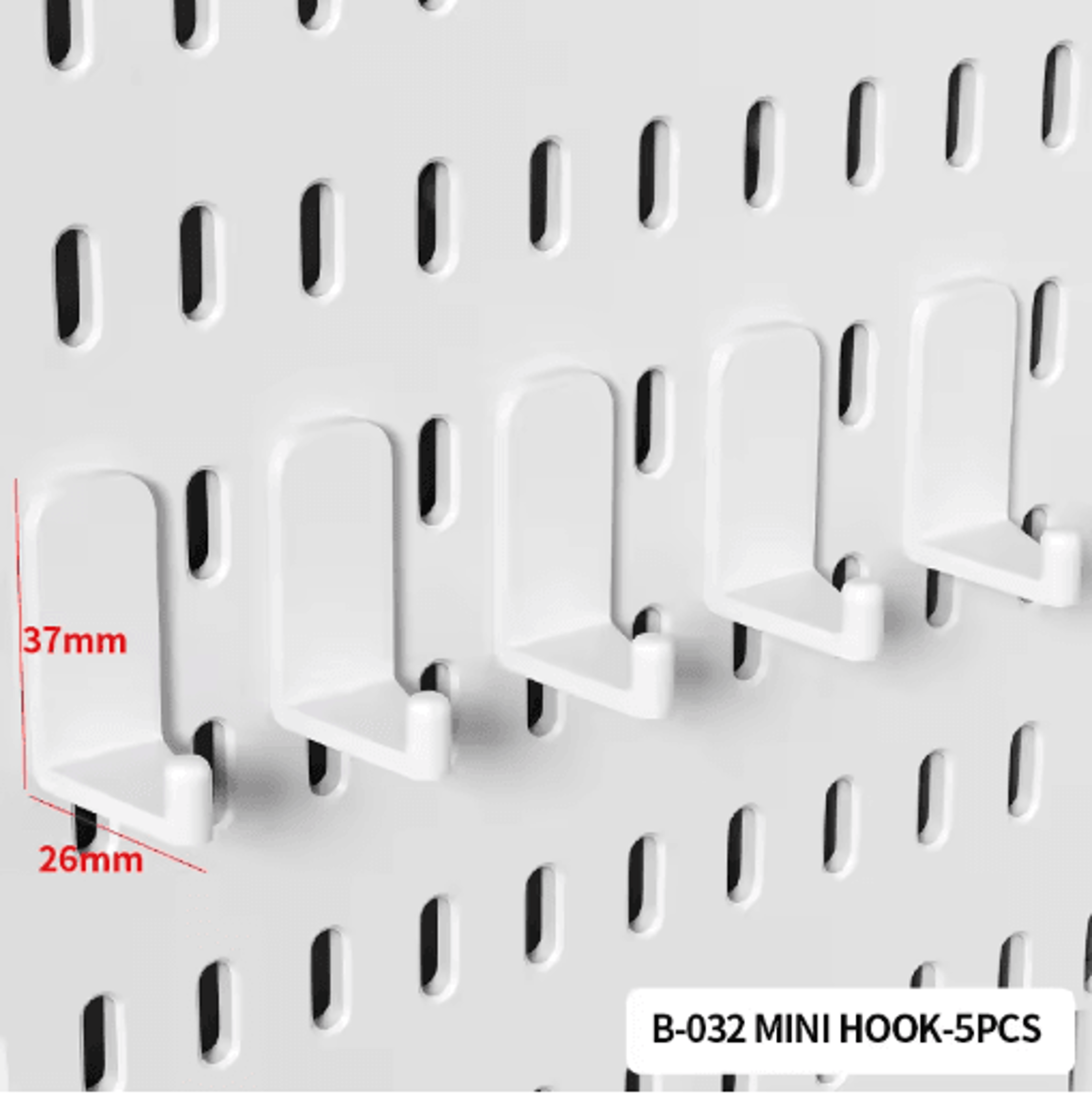 DIY Pegboard Wall Organizer Kit Modular No Drill Hanging Panels For Craft Rooms 8