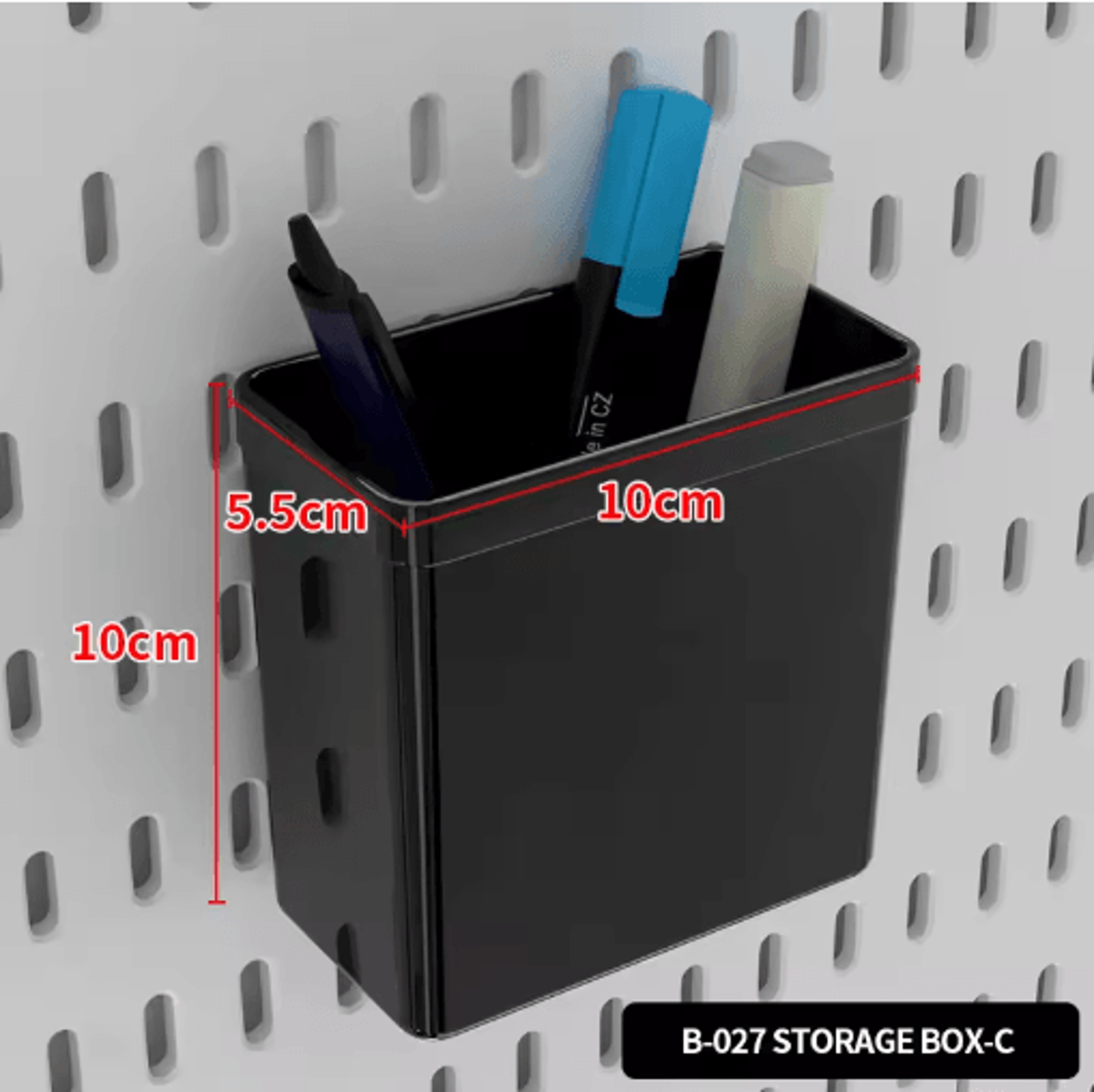 Desktop Pegboard Storage Kit Stand Up Clip On Panels For Home Office And Study Organization 17