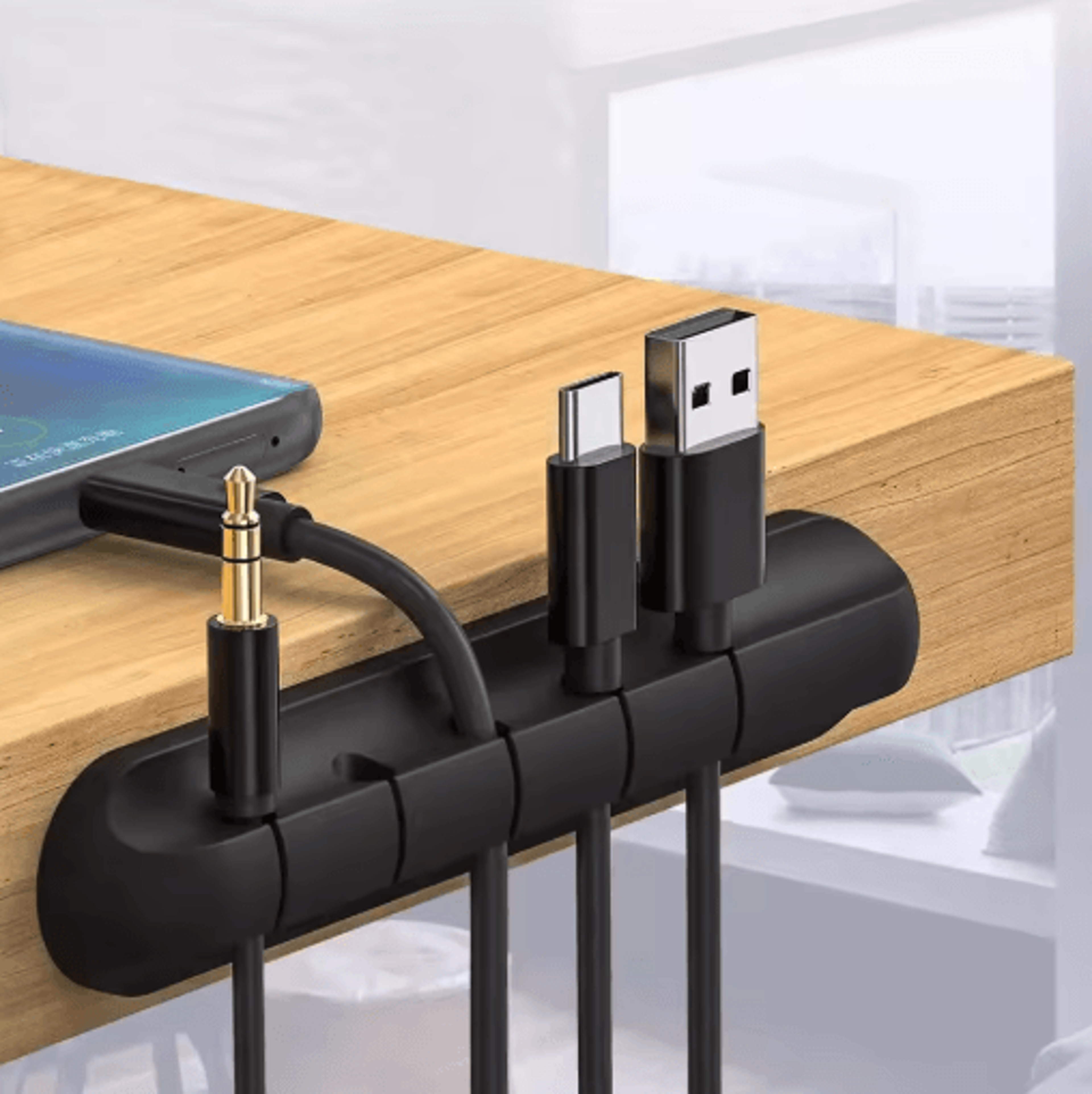 Nail Free Glue Wire Organizer Non Shedding Cable Holder For Home And Office 0