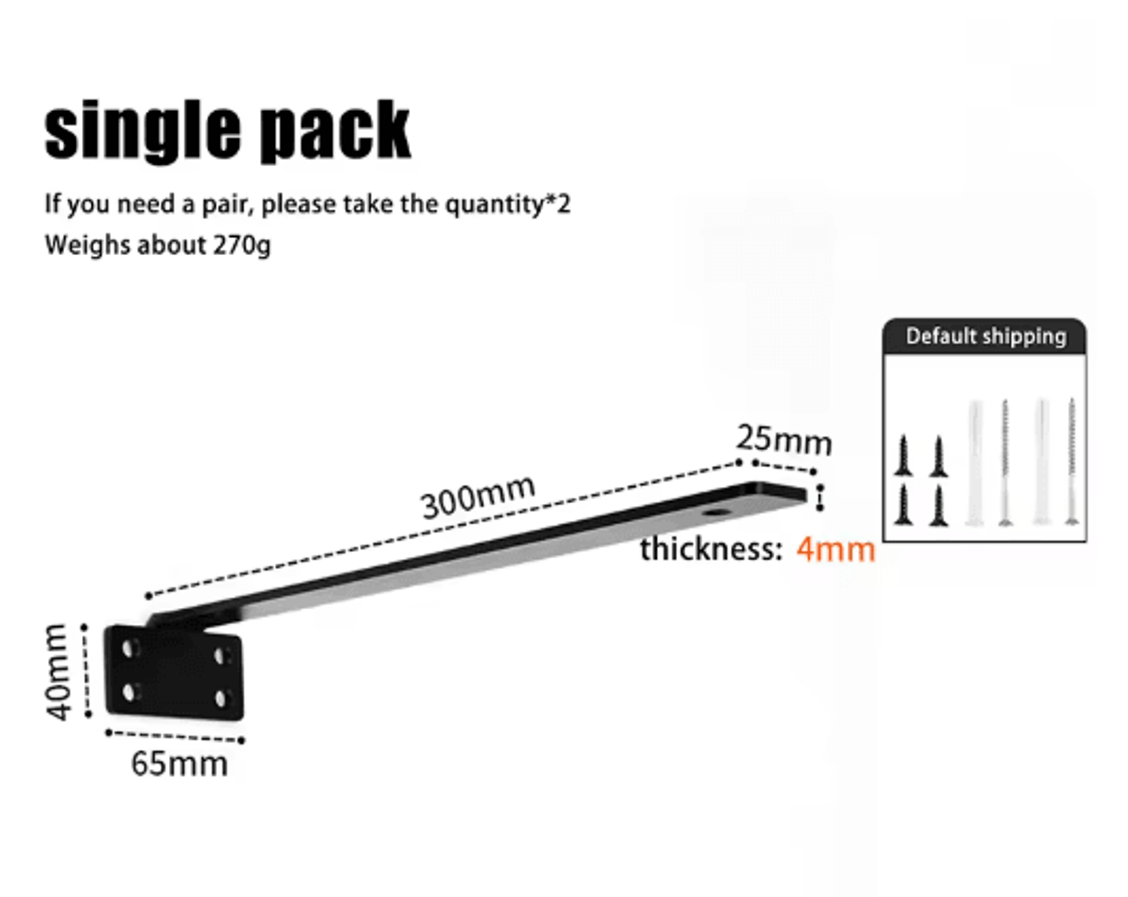 Heavy Duty Cast Iron Floating Shelf Brackets 4mm Thick Invisible L Brackets For Strong Shelf Suppor 4