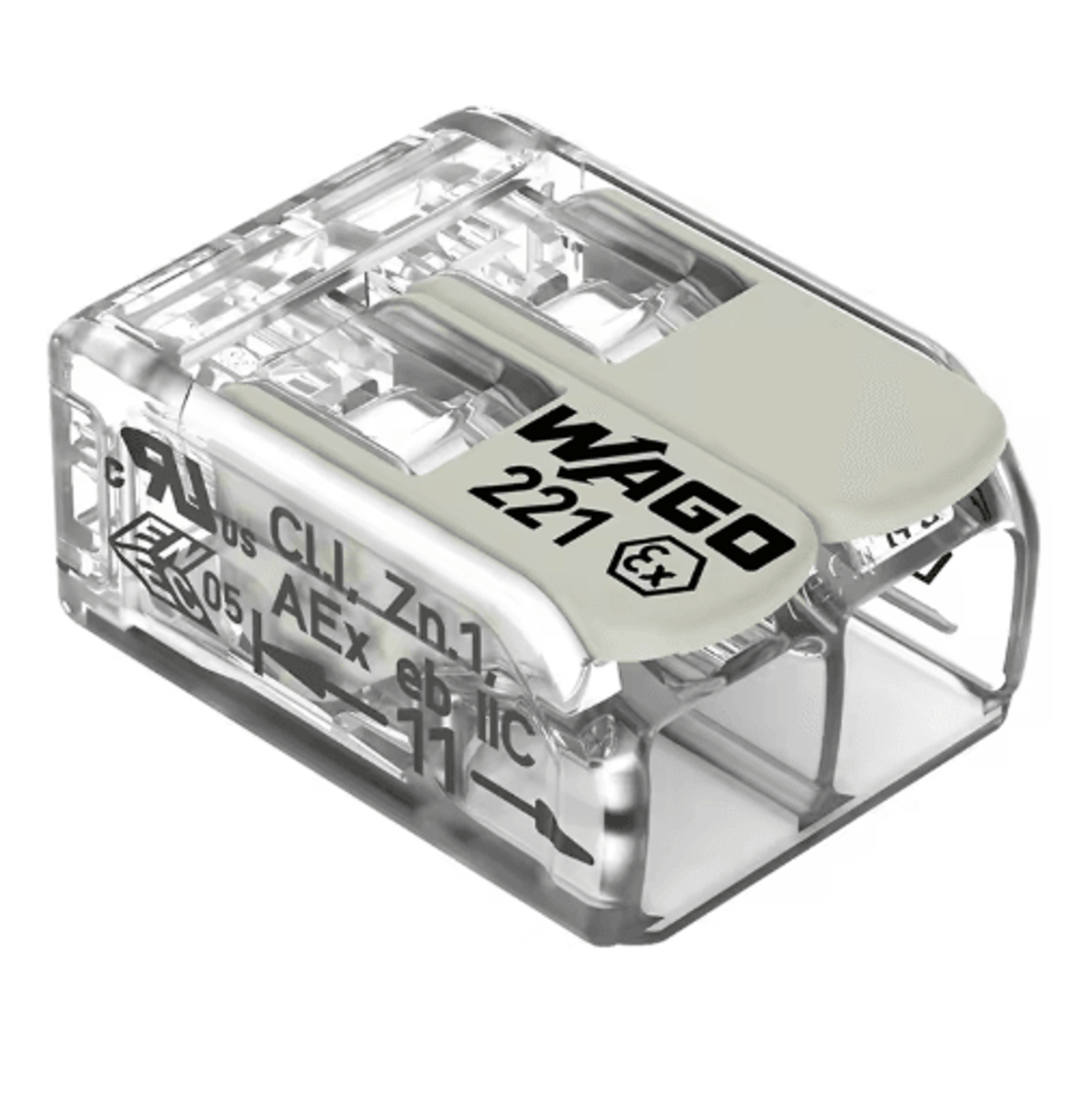 Original WAGO 221 Series Wiring Connectors Lever Nut Terminal Blocks Multiple Models Available 5