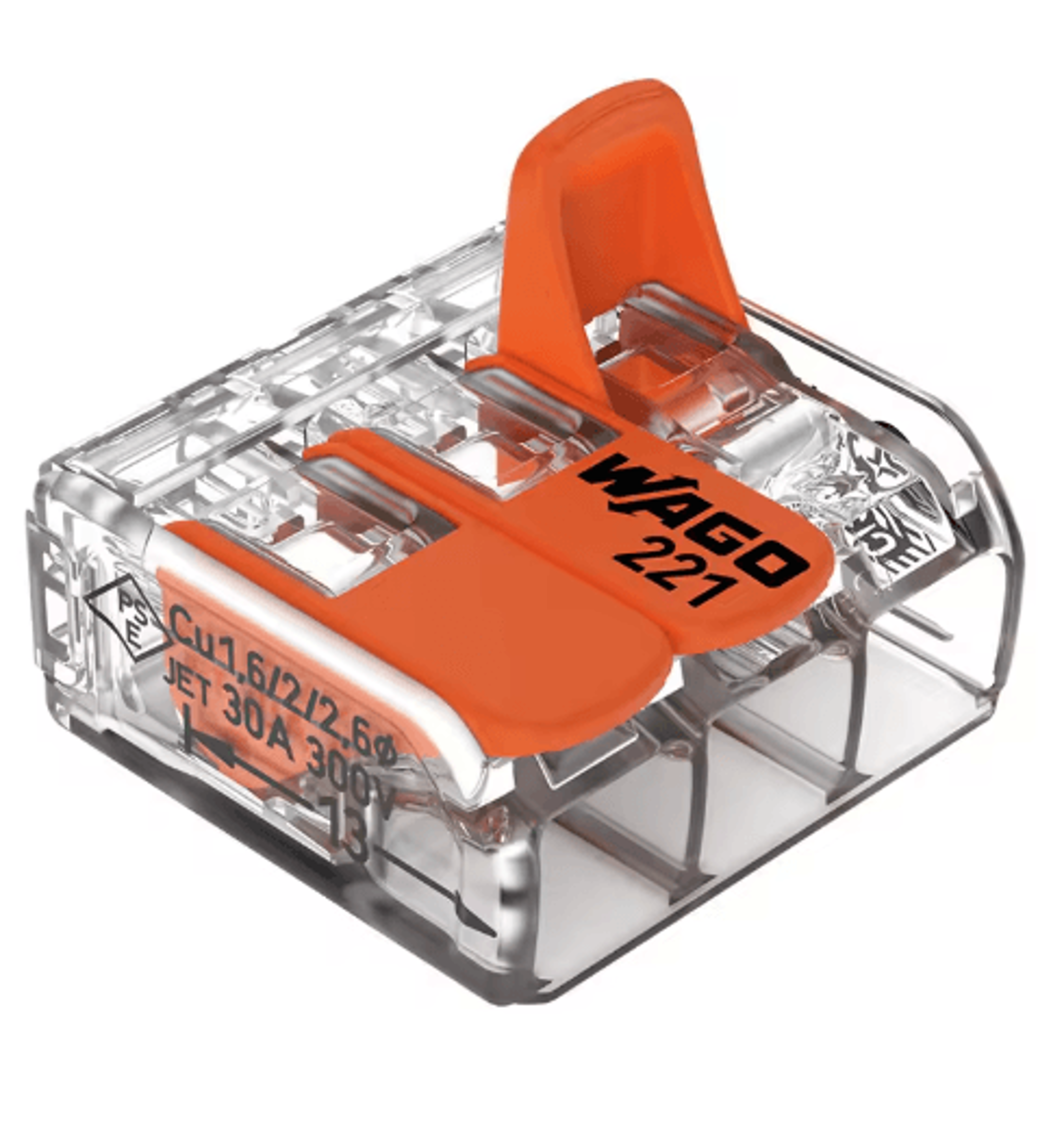Original WAGO 221 Series Wiring Connectors Lever Nut Terminal Blocks Multiple Models Available 7