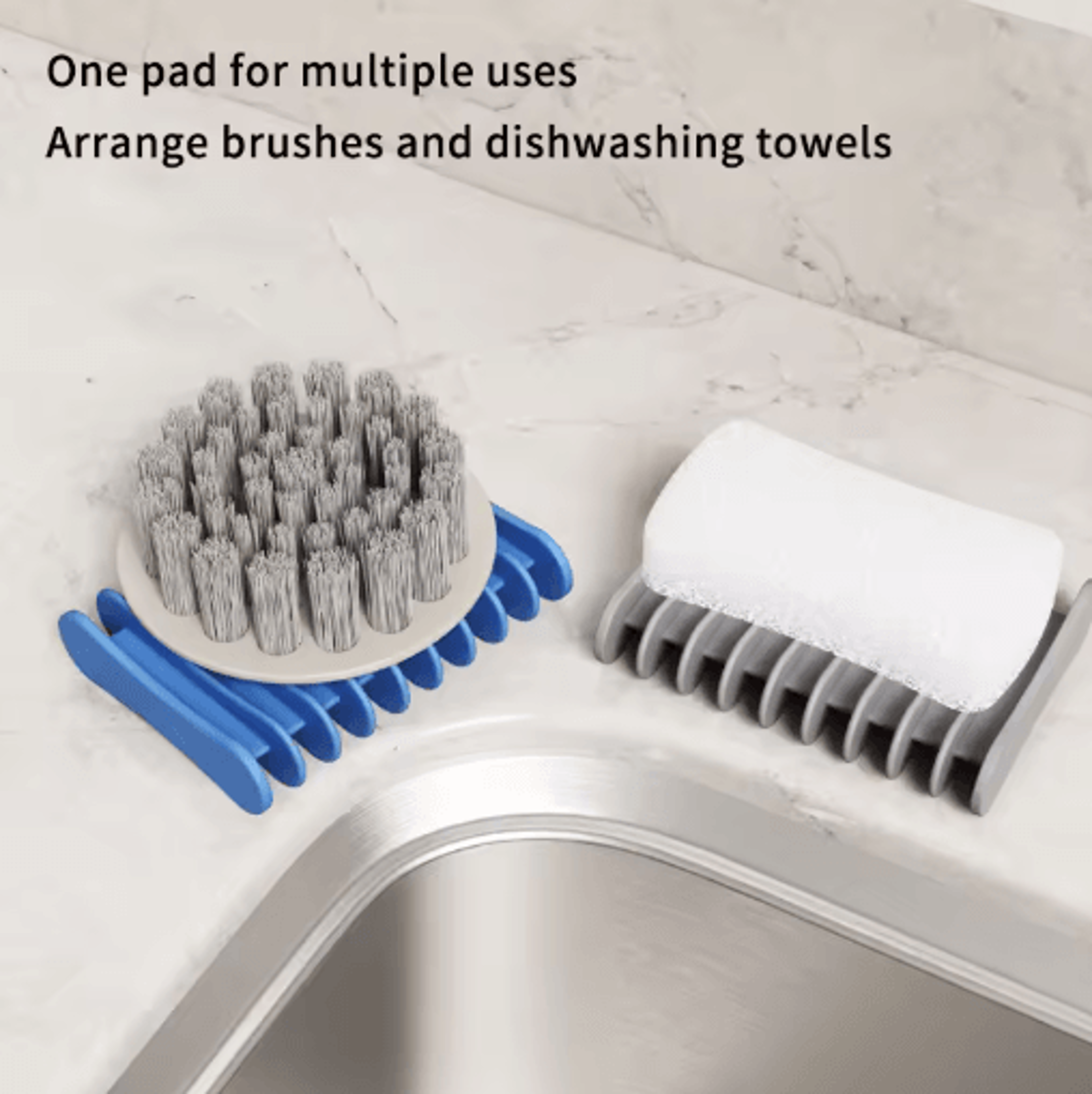 Premium Silicone Self Draining Soap Dish Compact Easy To Clean Soap Holder 8