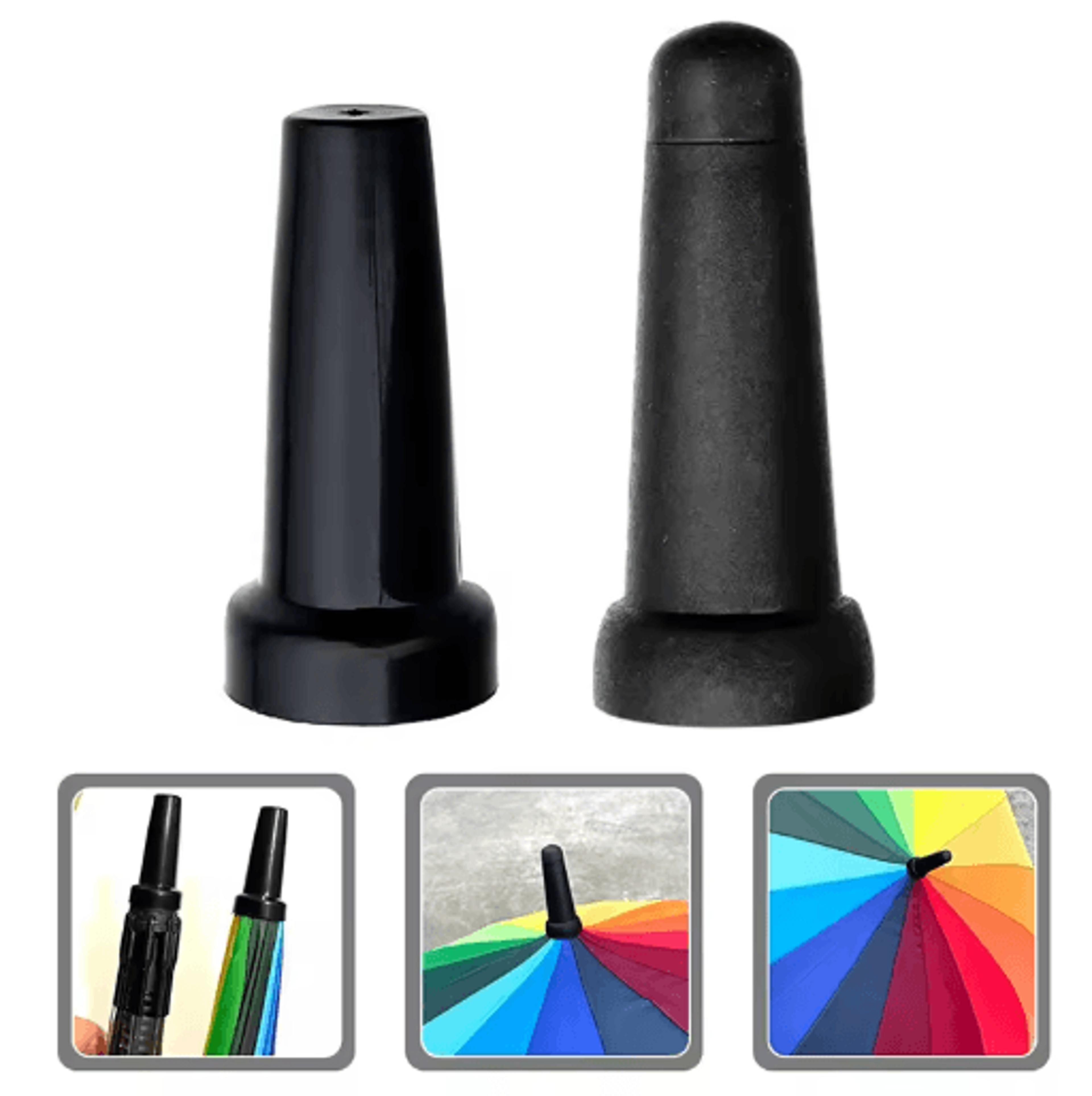 Long Handled Umbrella Repair Parts Supply Accessories Tip Protector Replacement Tops Cover Professi 0