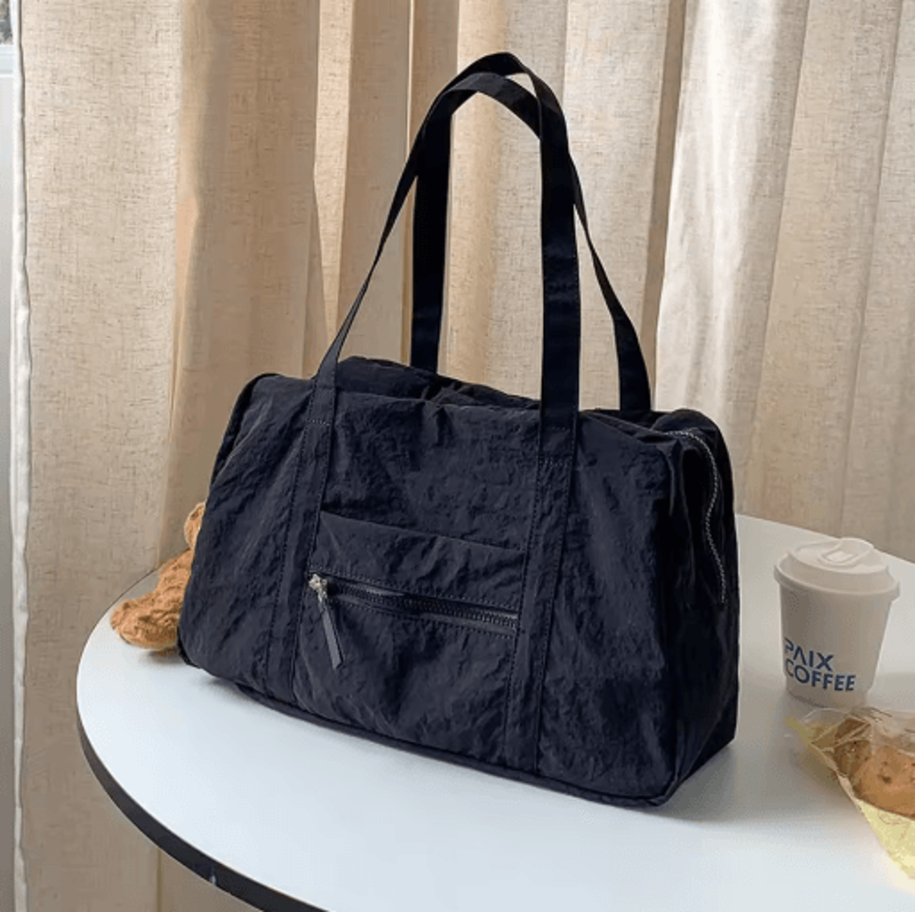 Simple Carry On Travel Tote Bag Large Capacity Weekender And Overnight Duffle For Women 1