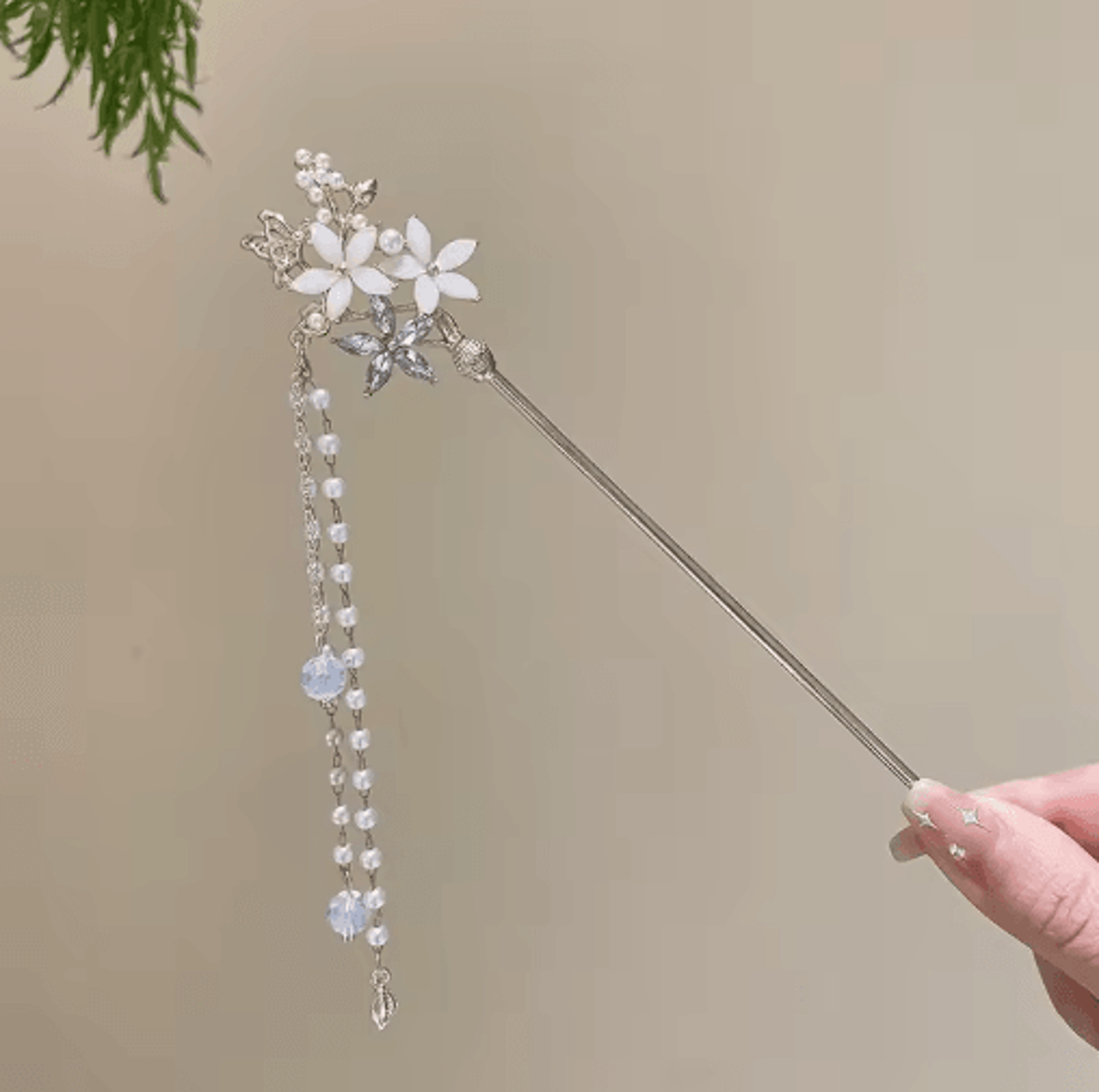 Hanfu Hairpin Chopsticks With Tassel Neo Chinese Cheongsam Hair Accessories For Women 5