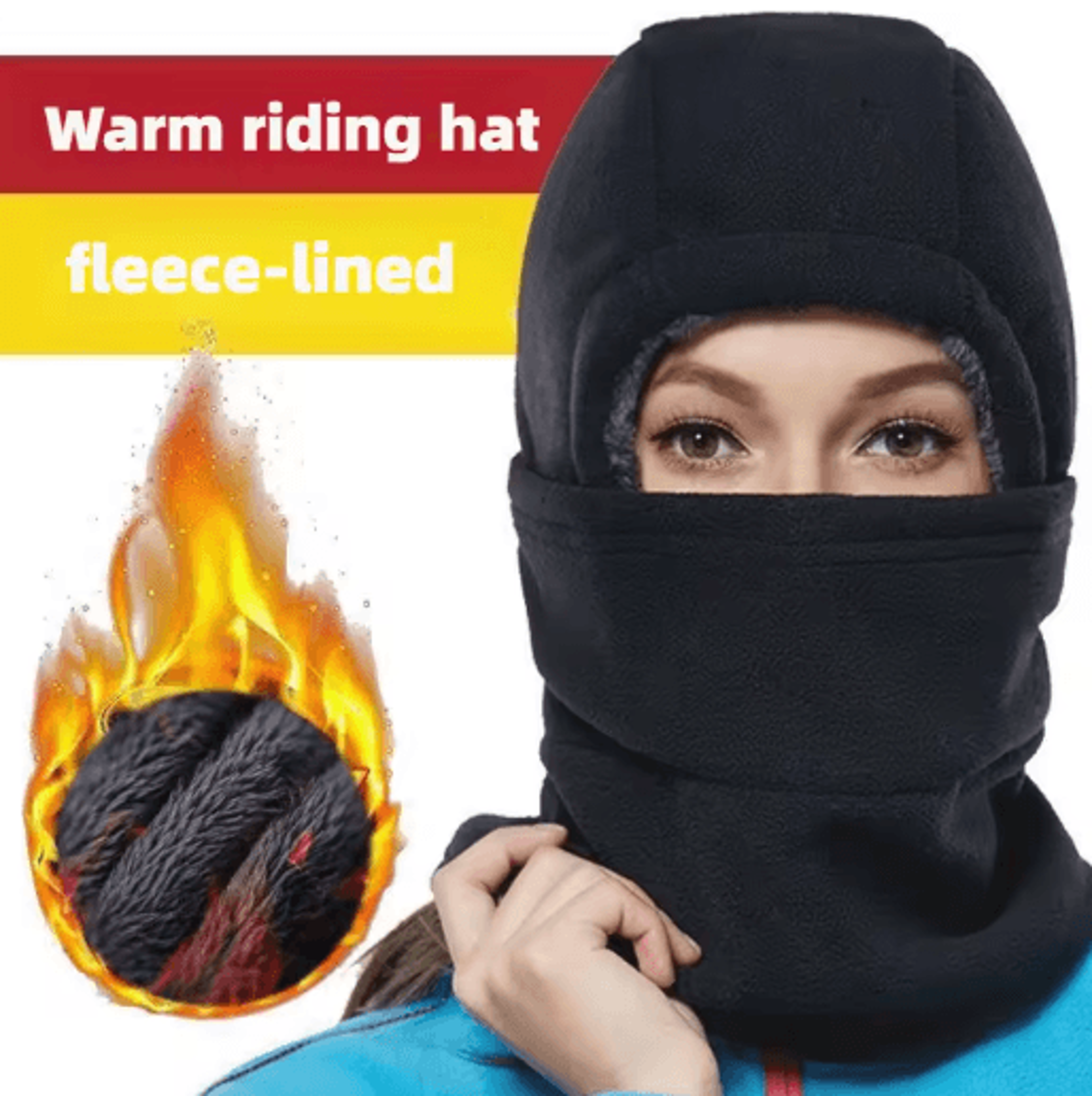 Winter Warm Balaclava Mask Windproof Thermal Ski And Cycling Face Cover For Men And Women 24