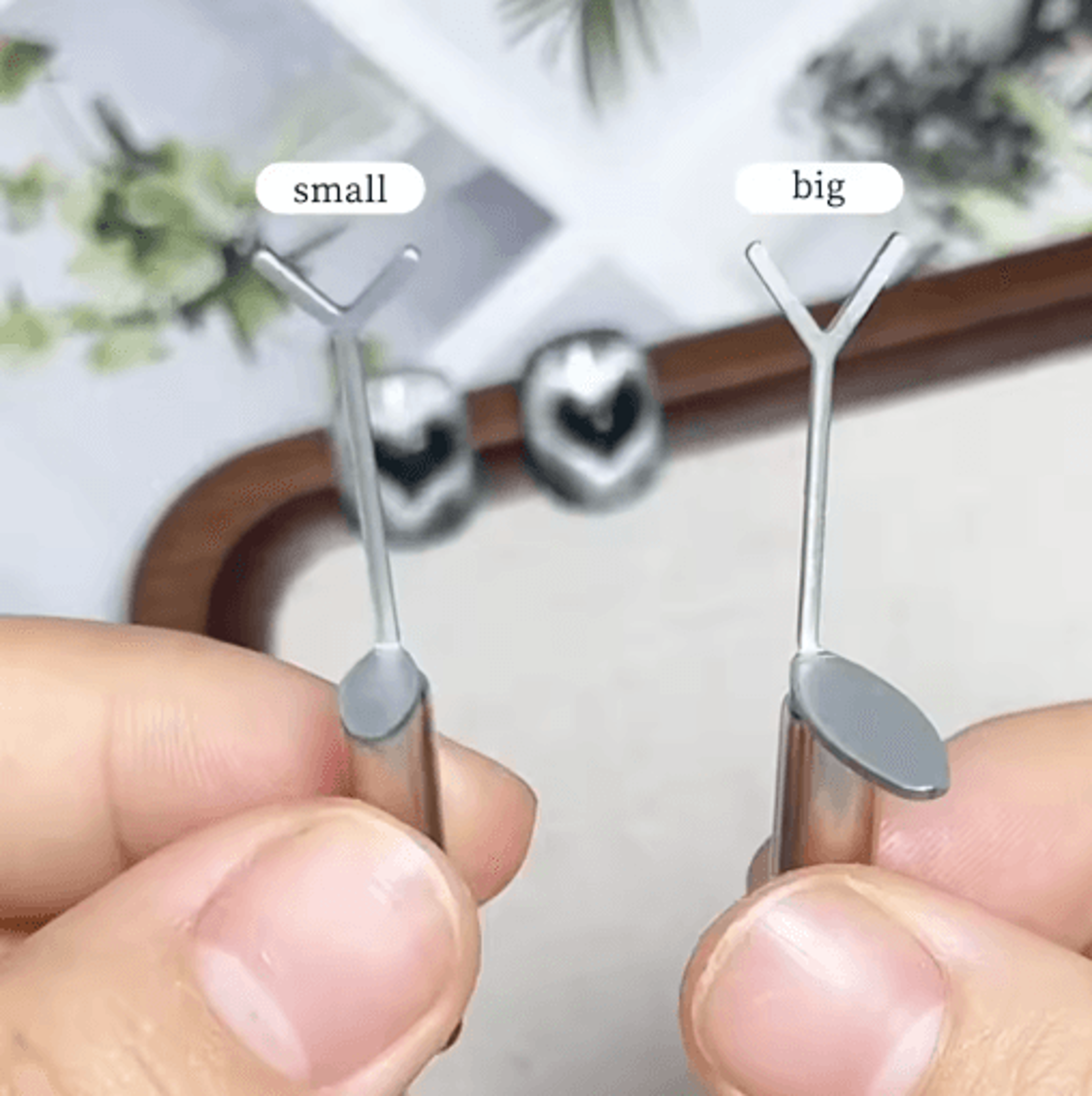 DIY Nail Art Magnet Set Strong Cats Eye Magnetic Rod With Heart Shaped Design 11