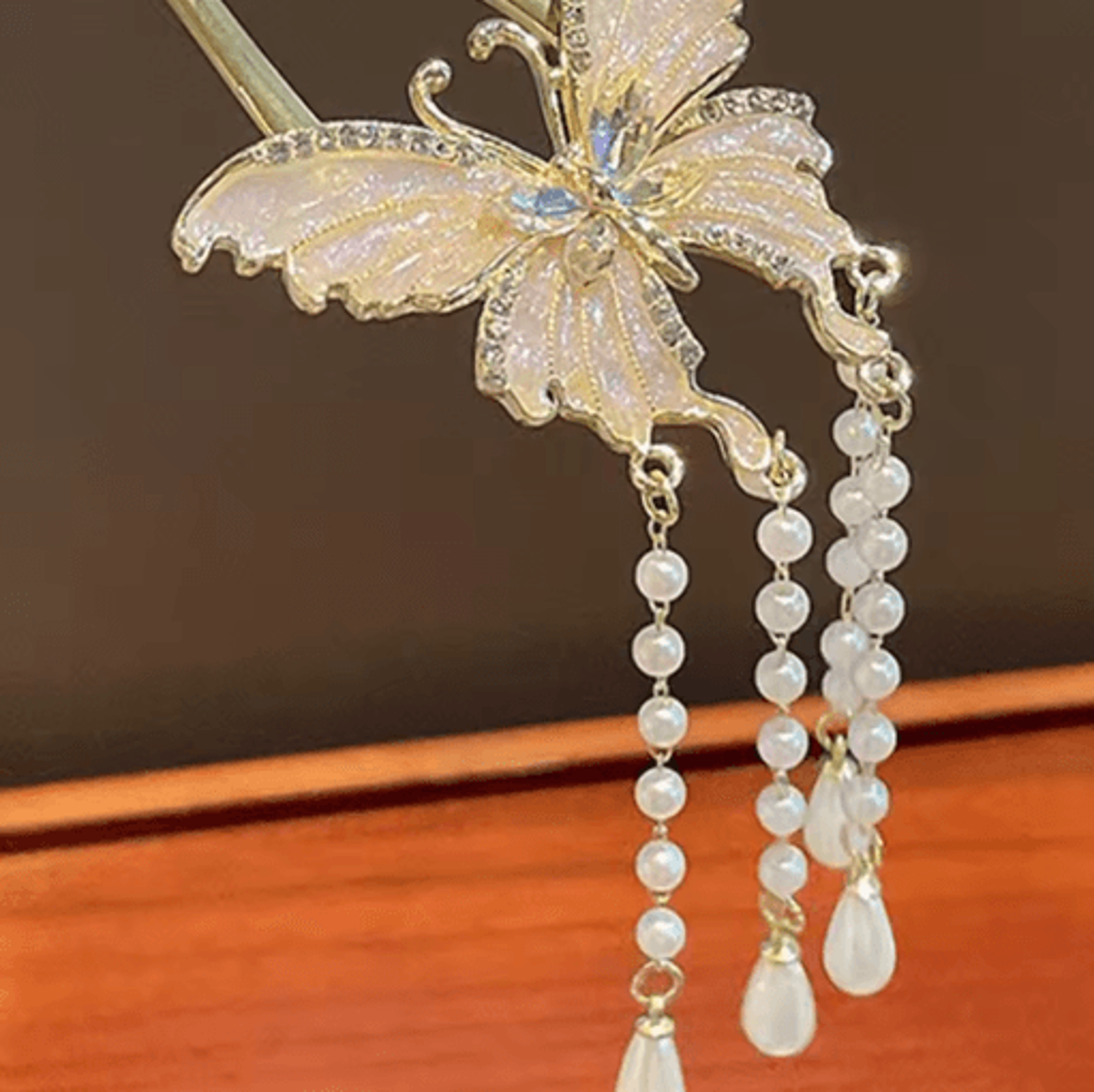 Butterfly Hair Sticks U Shaped Hairpins Fairy Hair Accessories Hair Jewelry For Women 3