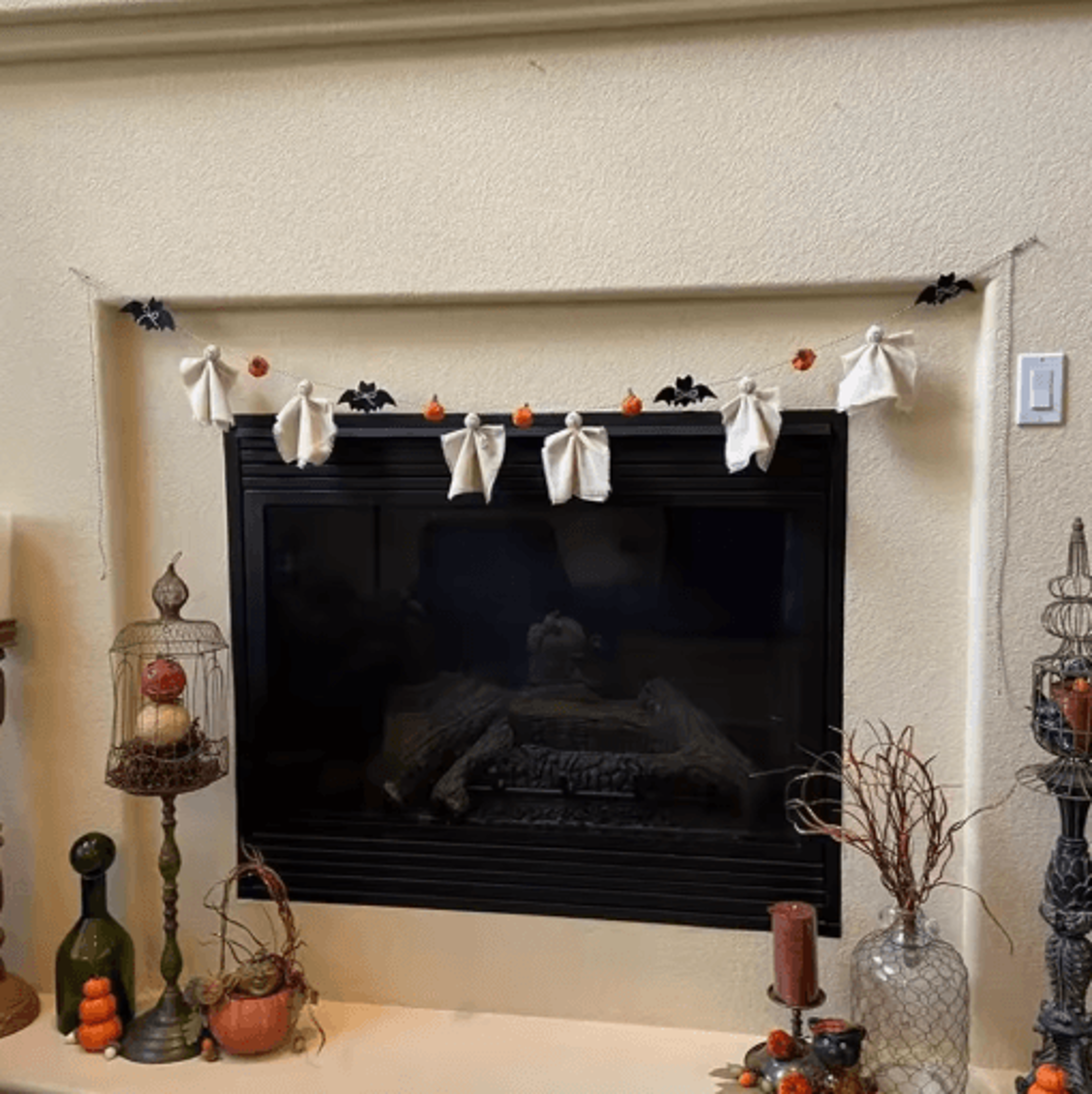 Halloween Ghost Garland Spooky Hanging Decor For Farmhouse Parties And Scary Displays 5