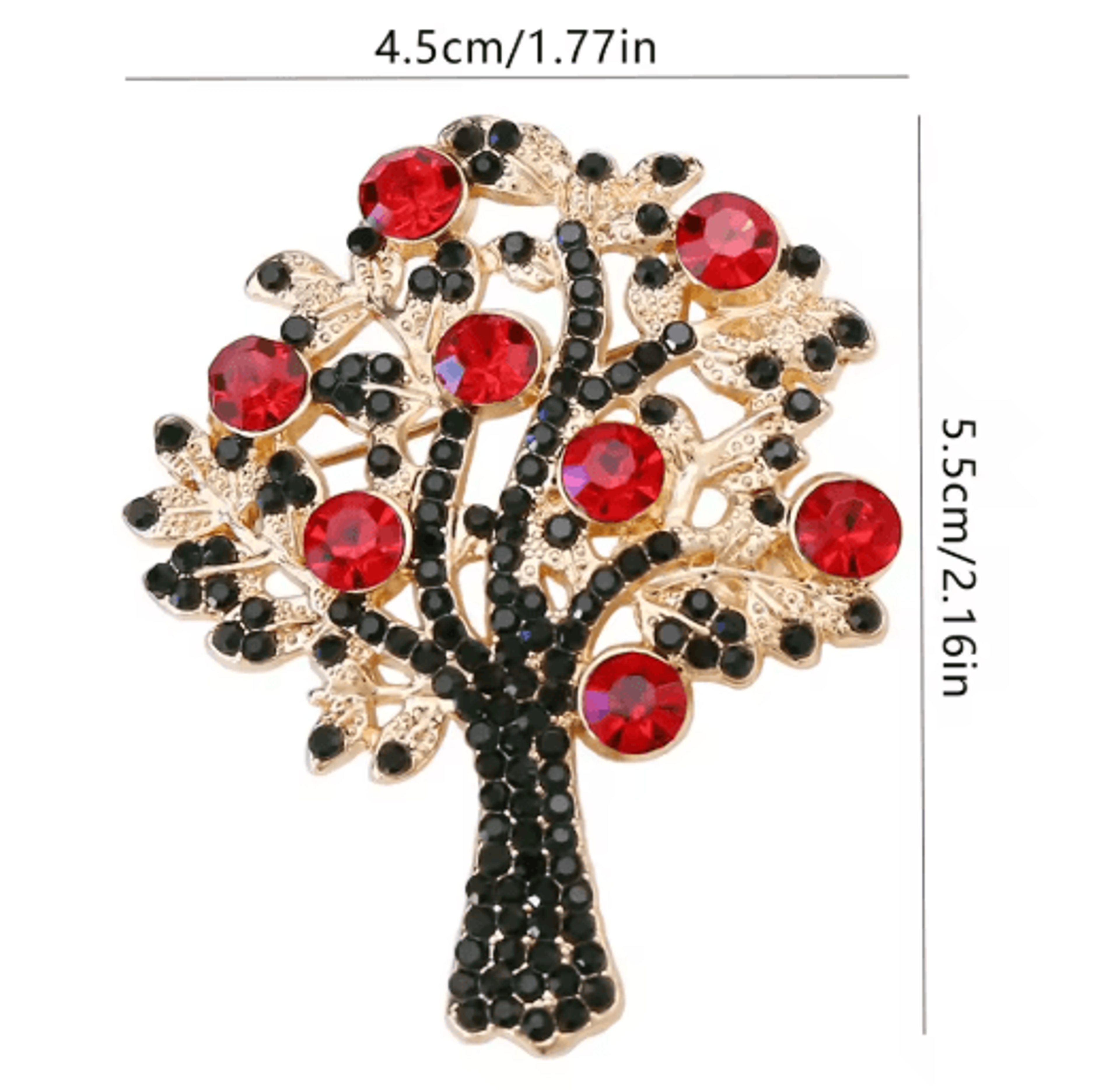 Vintage Alloy Santa Claus Brooch Christmas Tree Metal Pin Badge For Clothing Hats And Bags 4 Styles 3