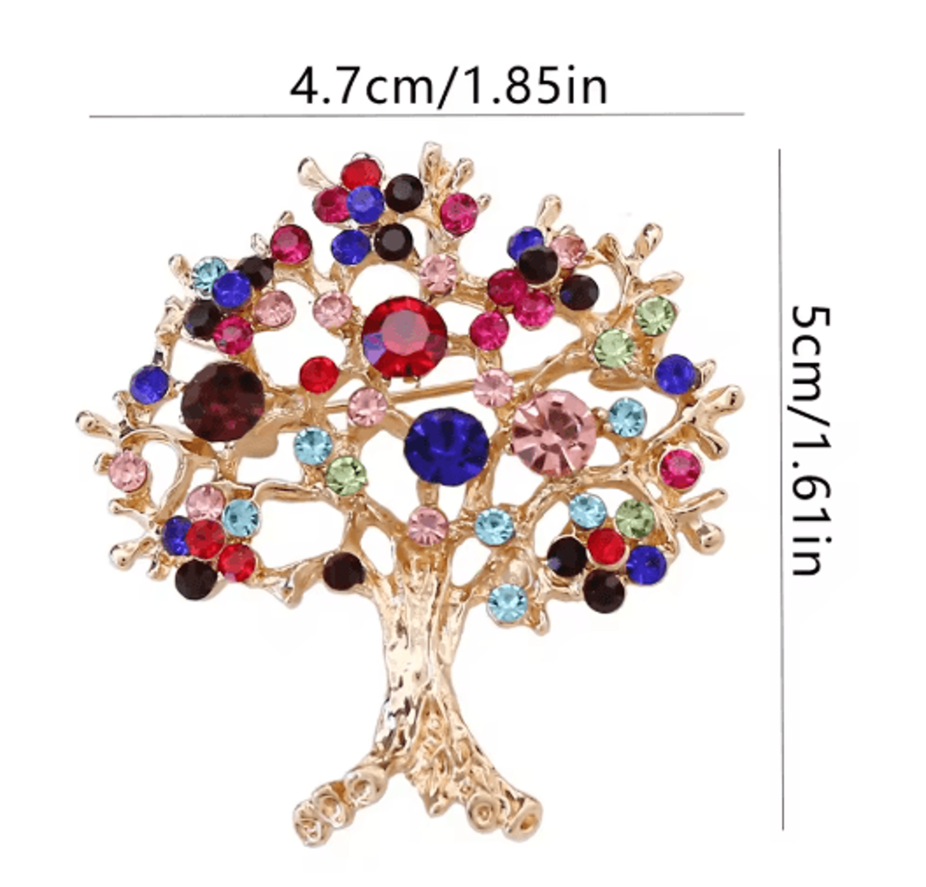 Vintage Alloy Santa Claus Brooch Christmas Tree Metal Pin Badge For Clothing Hats And Bags 4 Styles 4