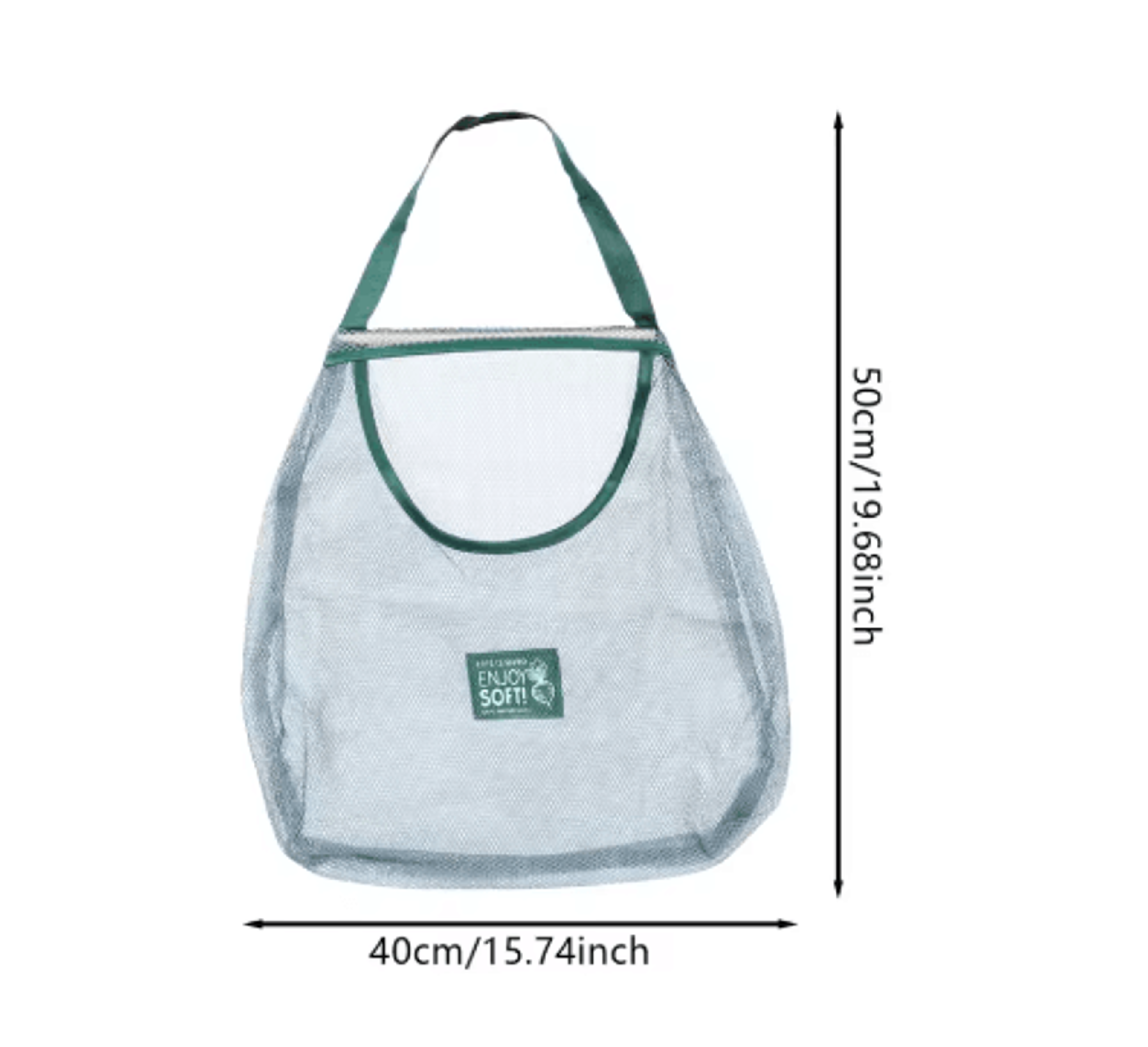 Kitchen Hanging Mesh Storage Bag Reusable Fruit And Vegetable Net Bag 1 2 Layers 2