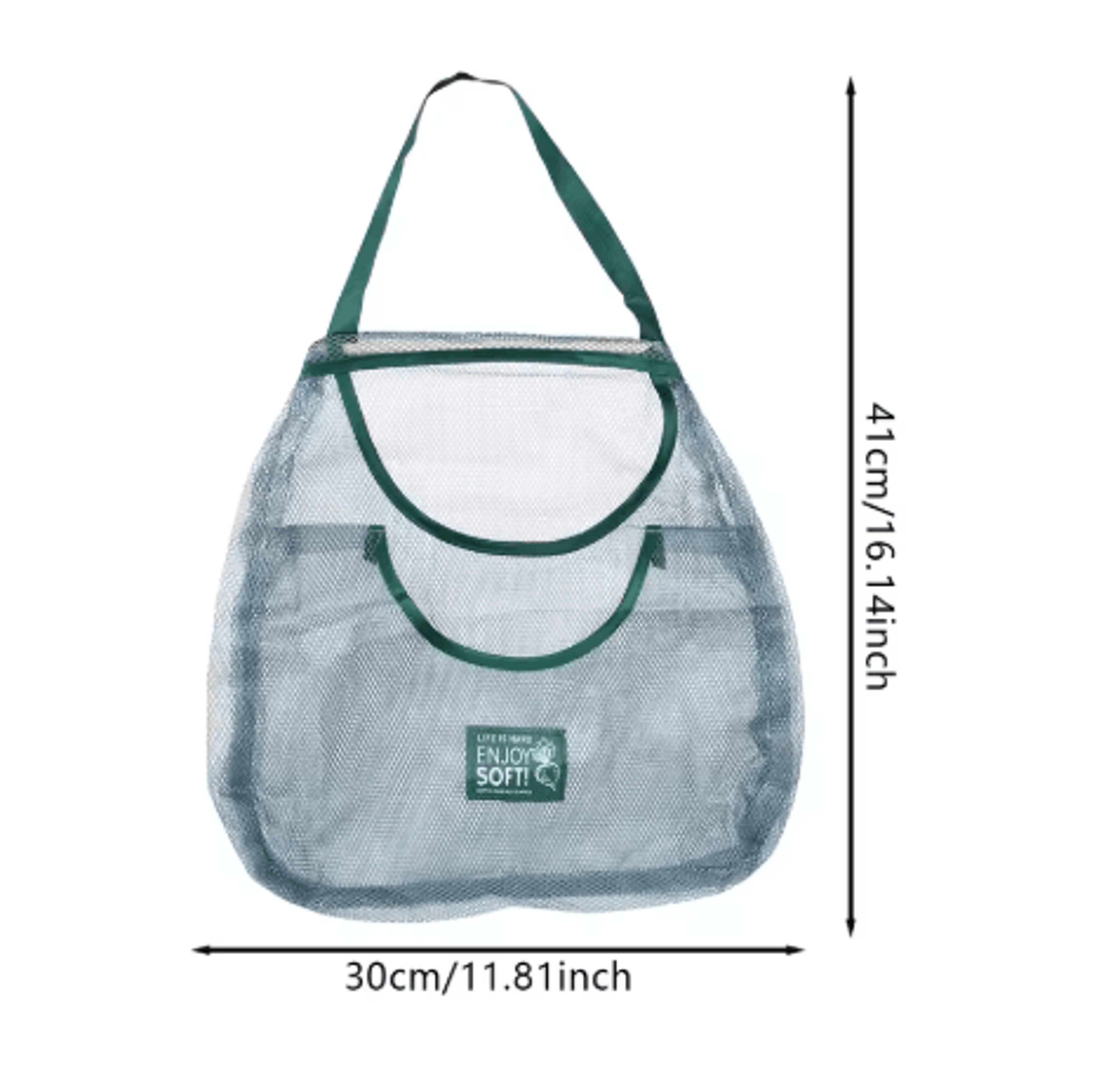 Kitchen Hanging Mesh Storage Bag Reusable Fruit And Vegetable Net Bag 1 2 Layers 3