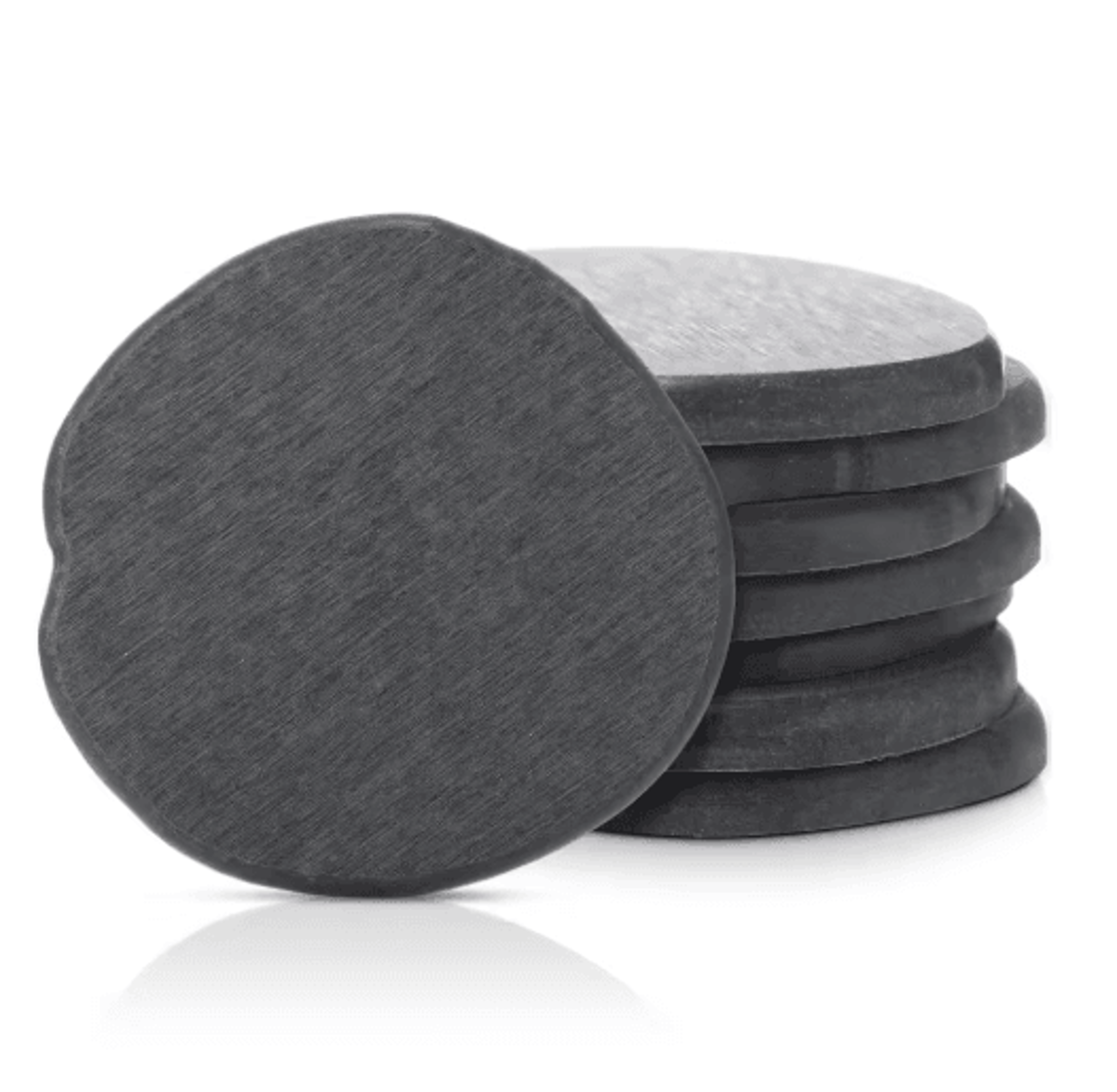 Diatomite Coasters Set Fast Drying Absorbent Non Slip Round Coasters 4 To 8 PCS 4Inch 2