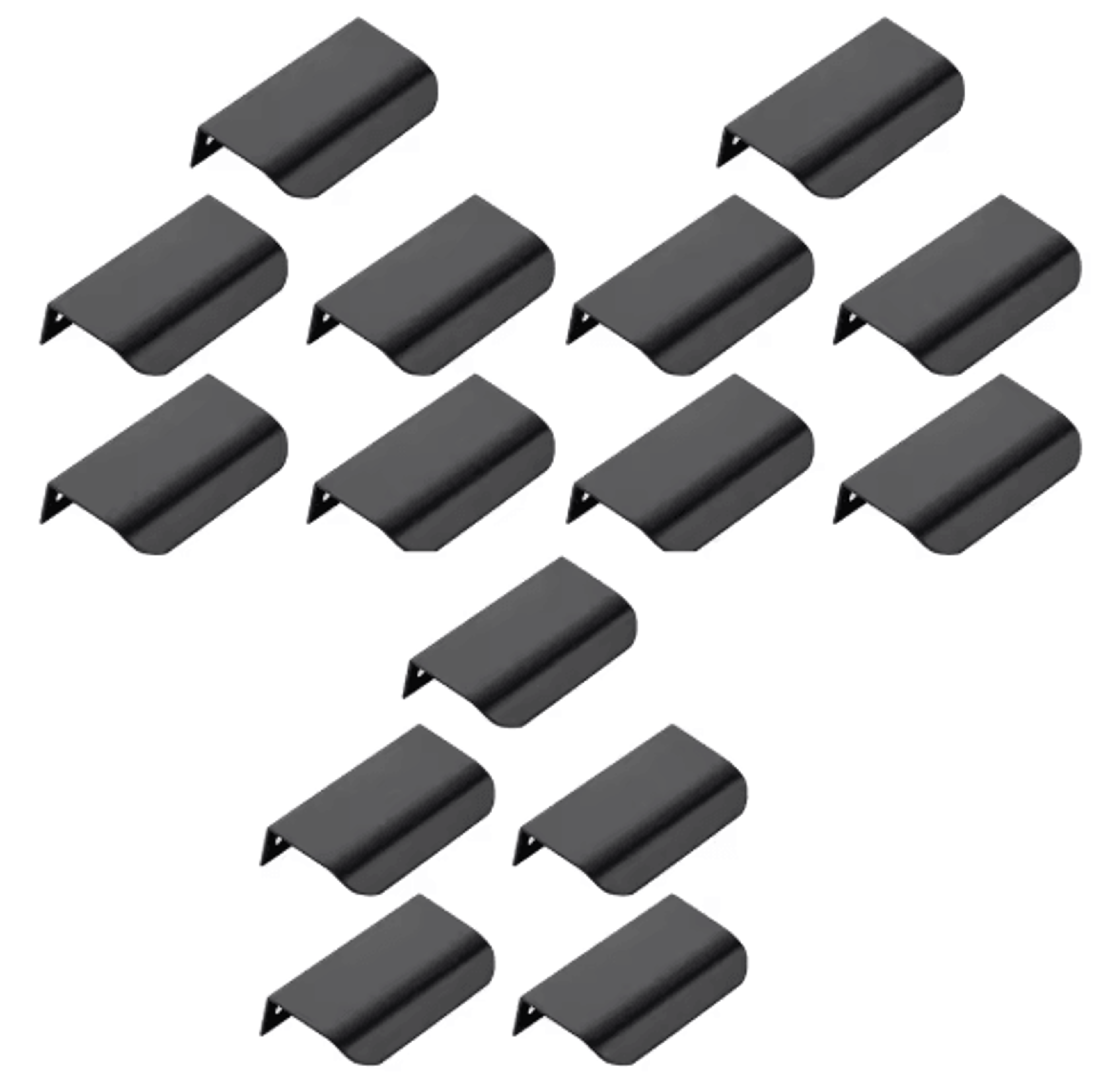Invisible Flat Cabinet Handles Metal Cabinet Door Pulls And Dresser Knobs 1 5 15 PCS 3