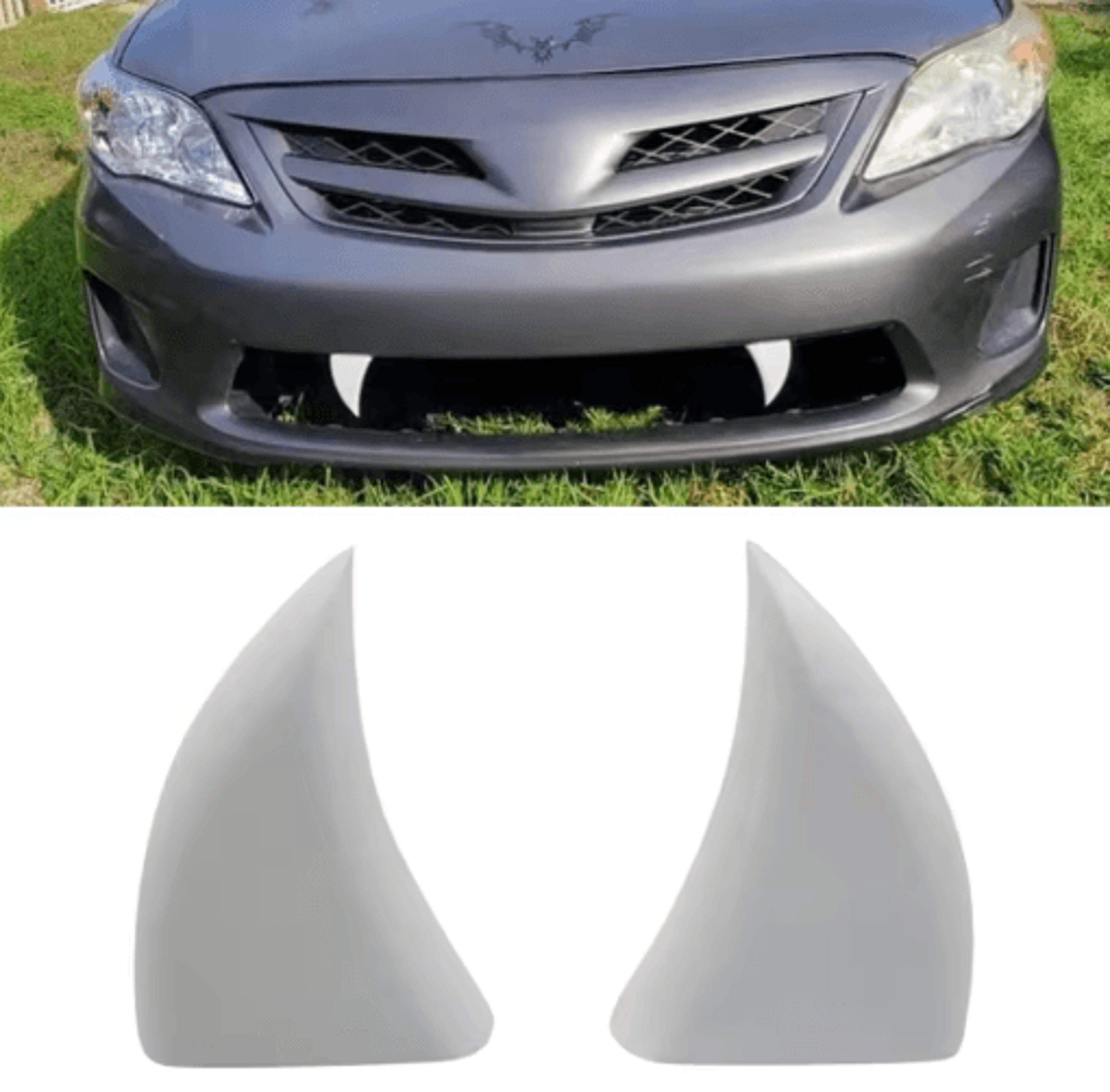 3D Printed Teeth Car Grille Decor Custom Front Grille Styling Accessory For Halloween And Auto Modi 4