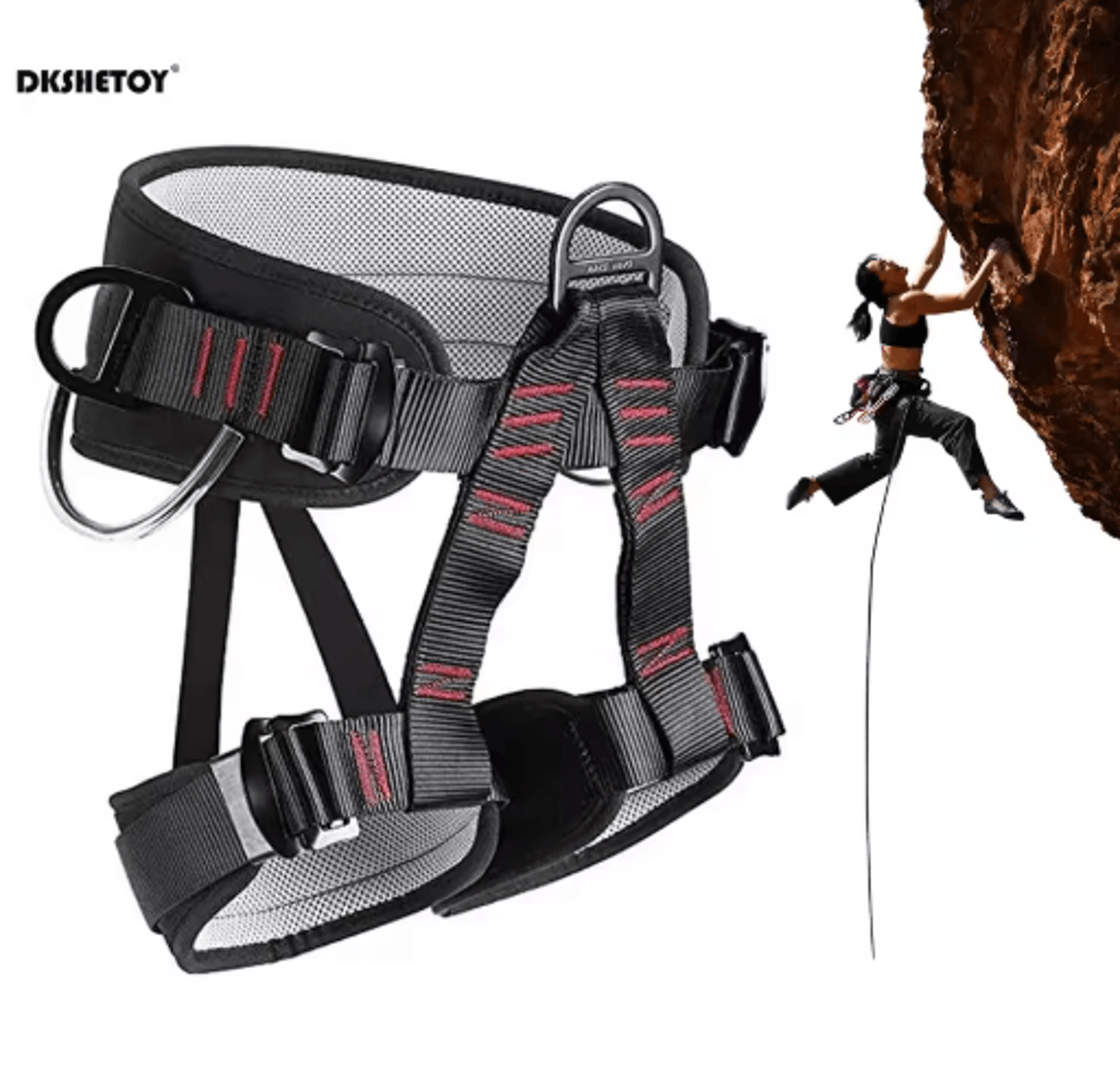 Professional Safety Belt Harness Aerial Work And High Altitude Climbing Harness With Back Lanyard 0