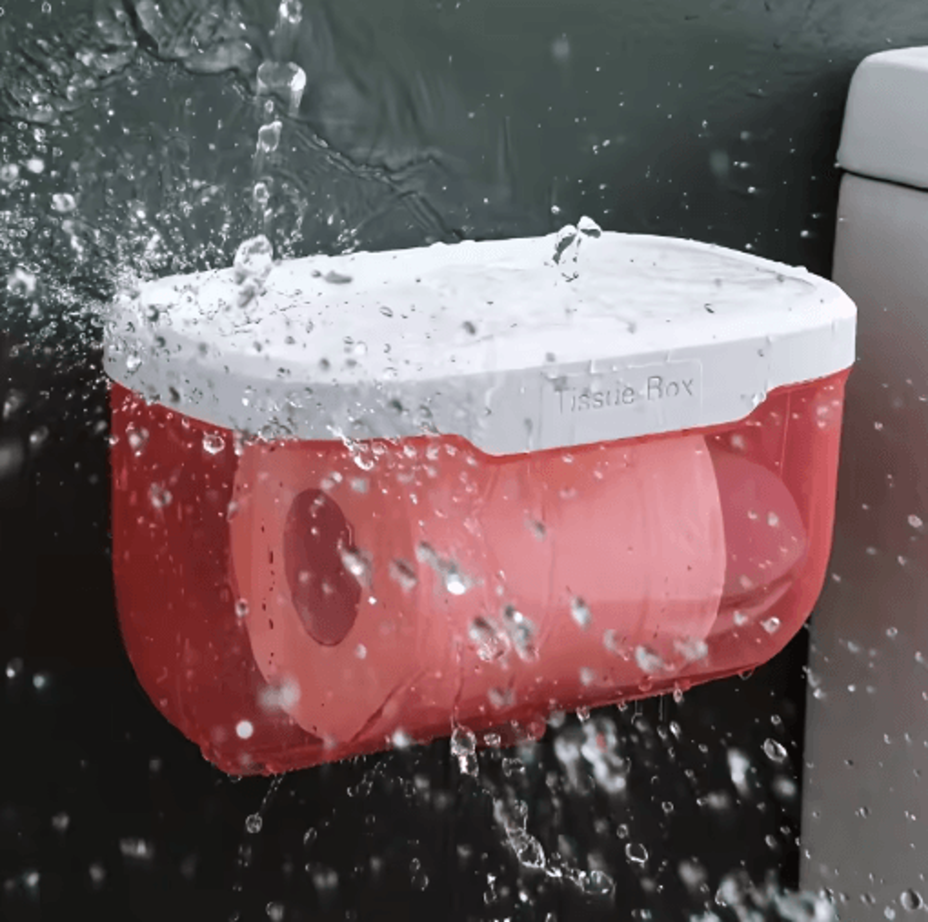 Space Saving Wall Mounted Toilet Paper Holder Adhesive Tissue Dispenser With Storage Box 6