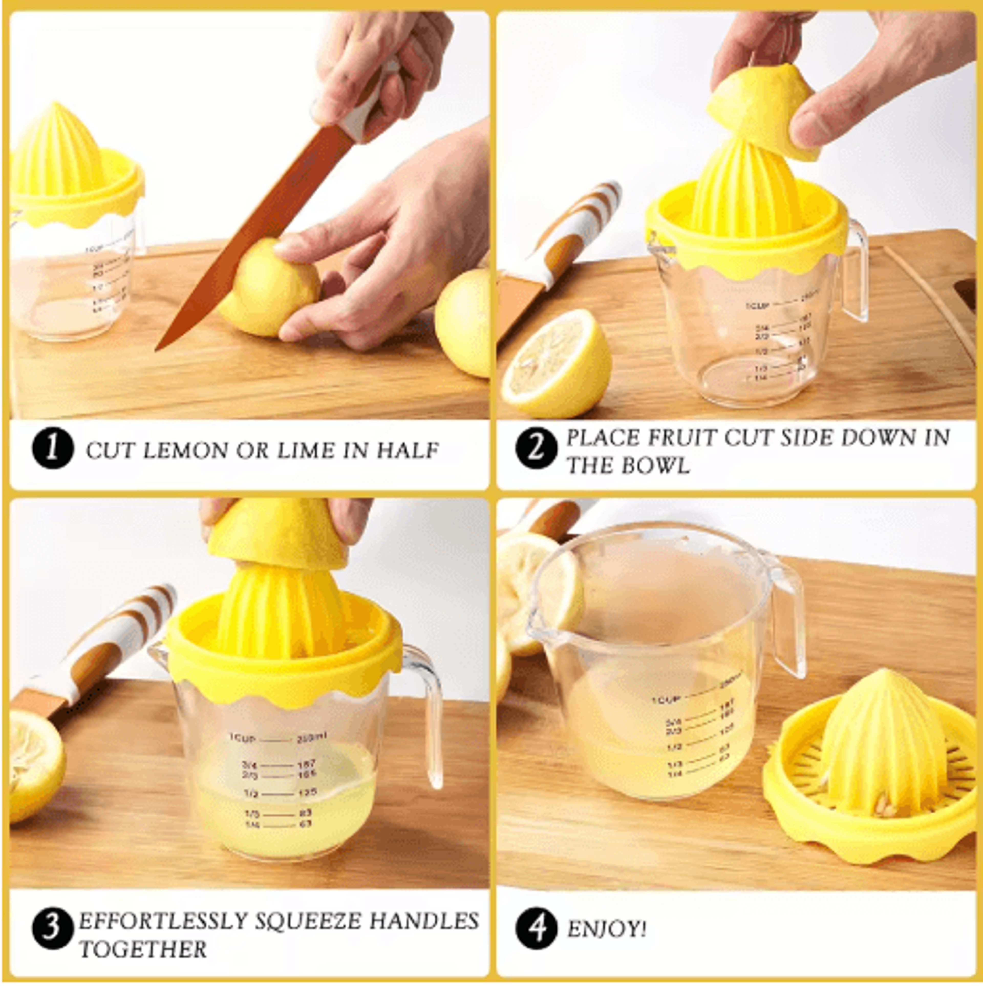 Manual Hand Squeeze Citrus Juicer Portable Fruit Juicer For Home And Travel 1