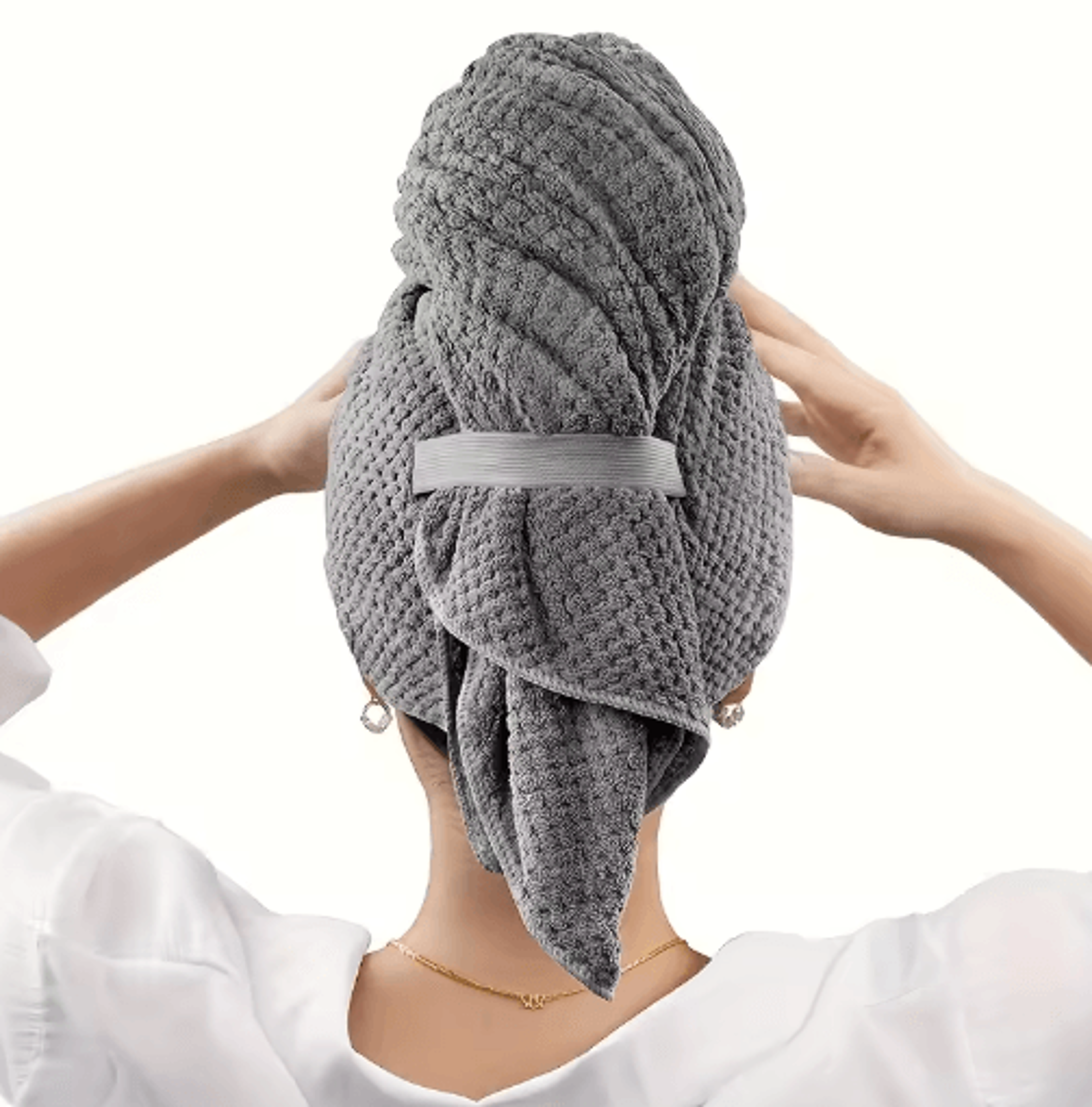 Extra Large Microfiber Hair Towel Wrap Quick Dry Ultra Absorbent Soft Turban 0
