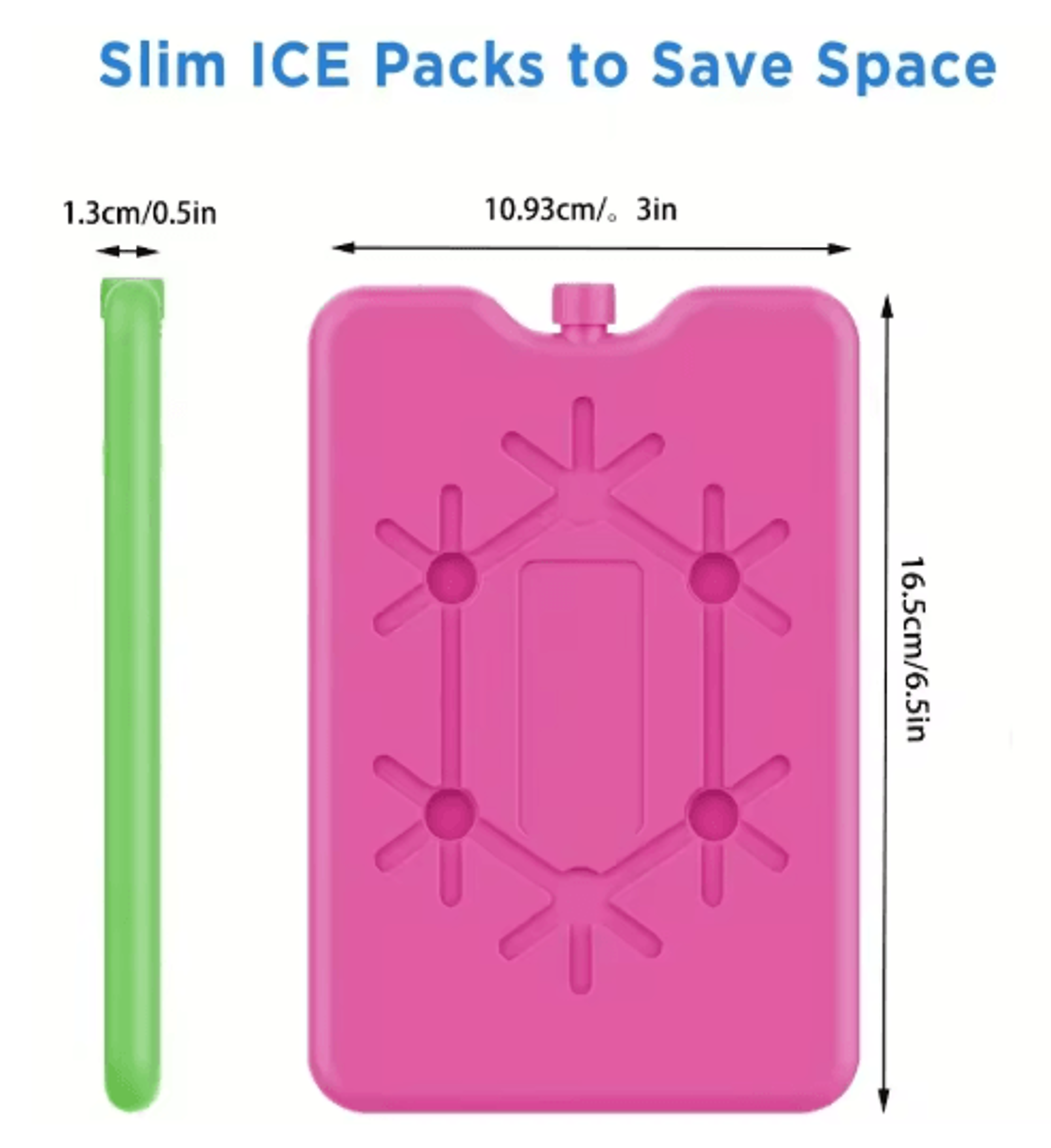 Reusable Ultra Thin Cooling Ice Pack Lightweight Cold Pack For Outdoor Food Storage 3