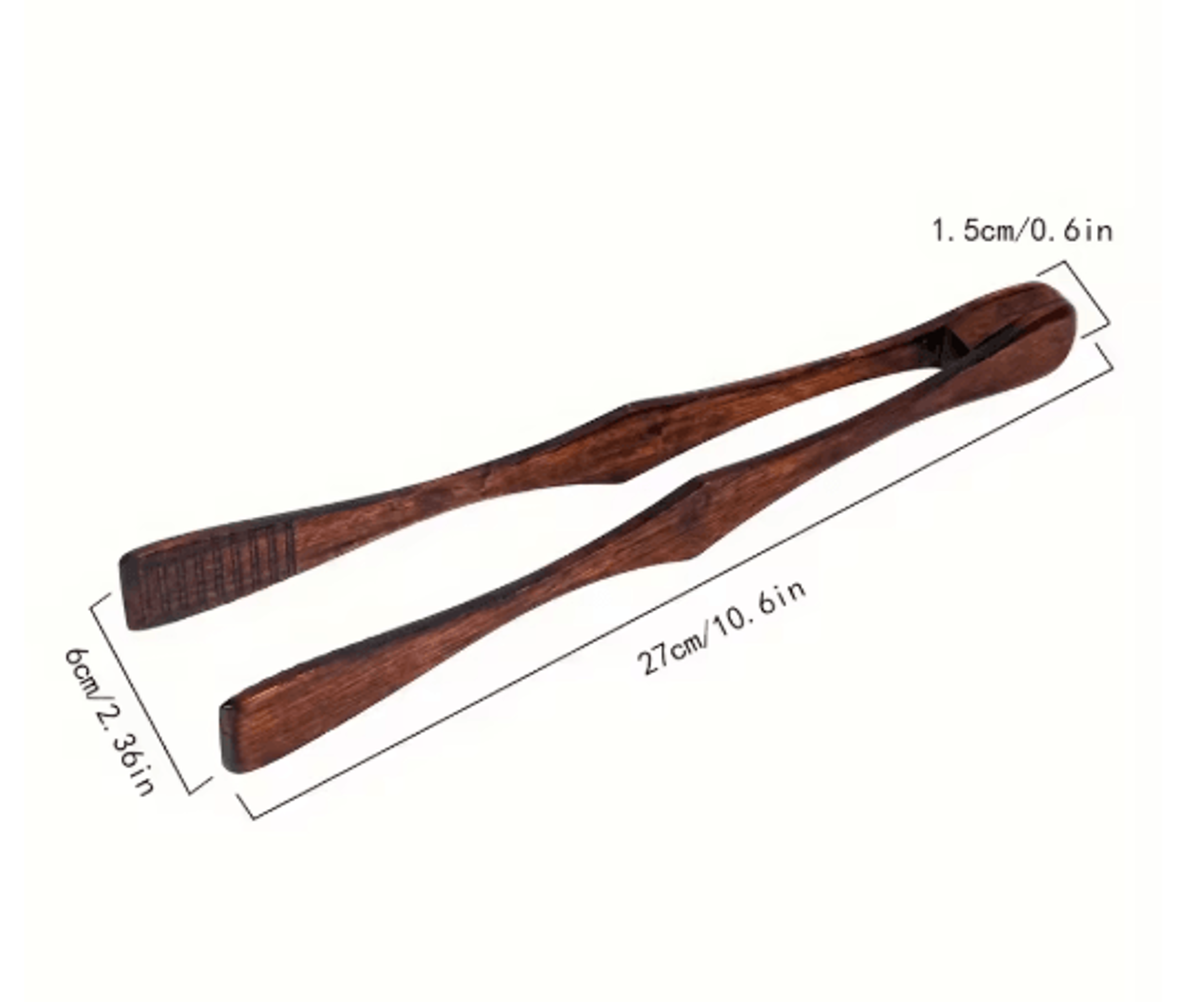 Heat Resistant Wooden Tongs Natural Cooking And BBQ Tongs For Tea Steak And Kitchen Use 3