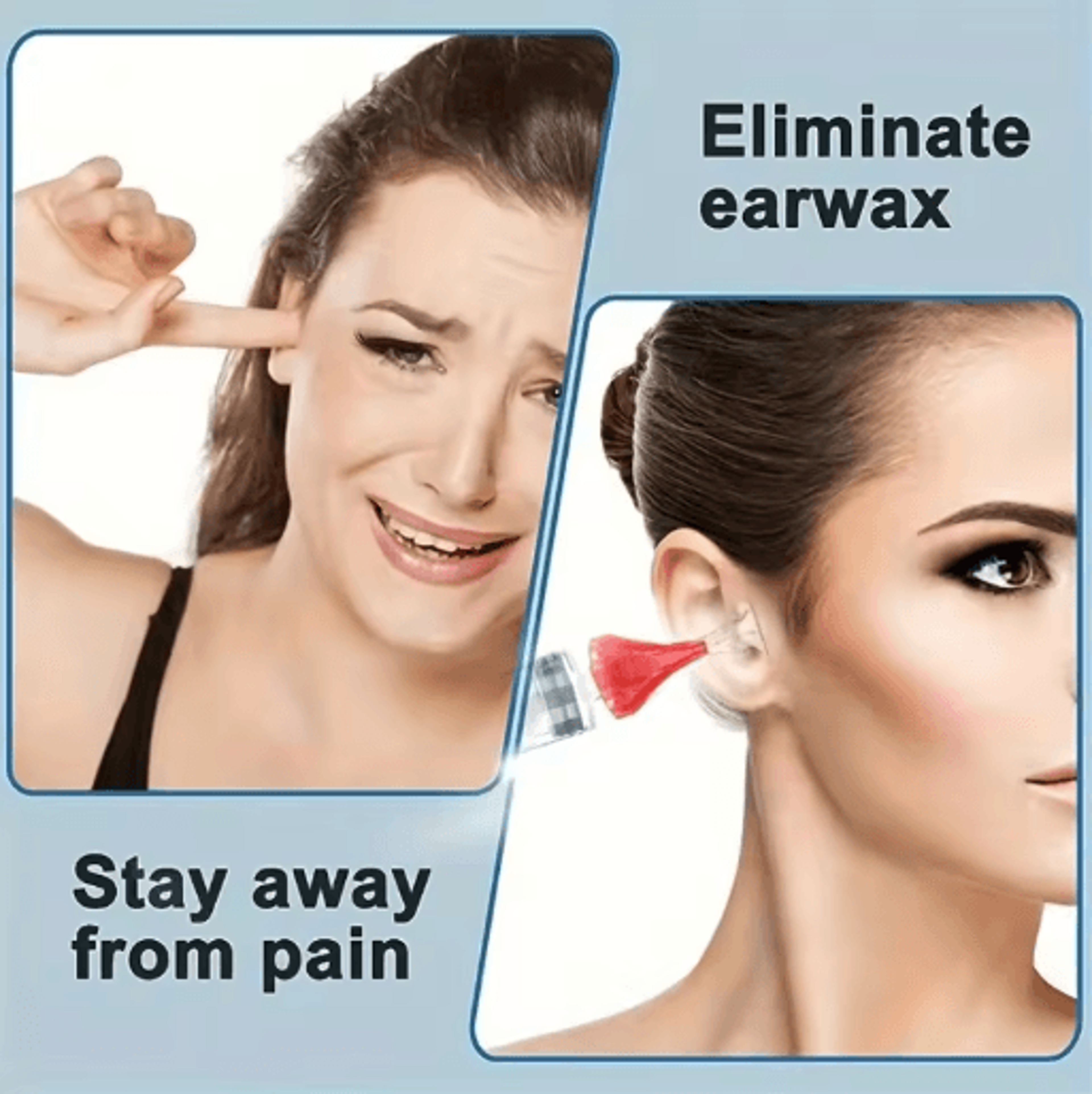 Ear Wax Removal Rinse Syringe Kit Gentle Ear Cleaning Tool With Replacement Tip Nozzle 3