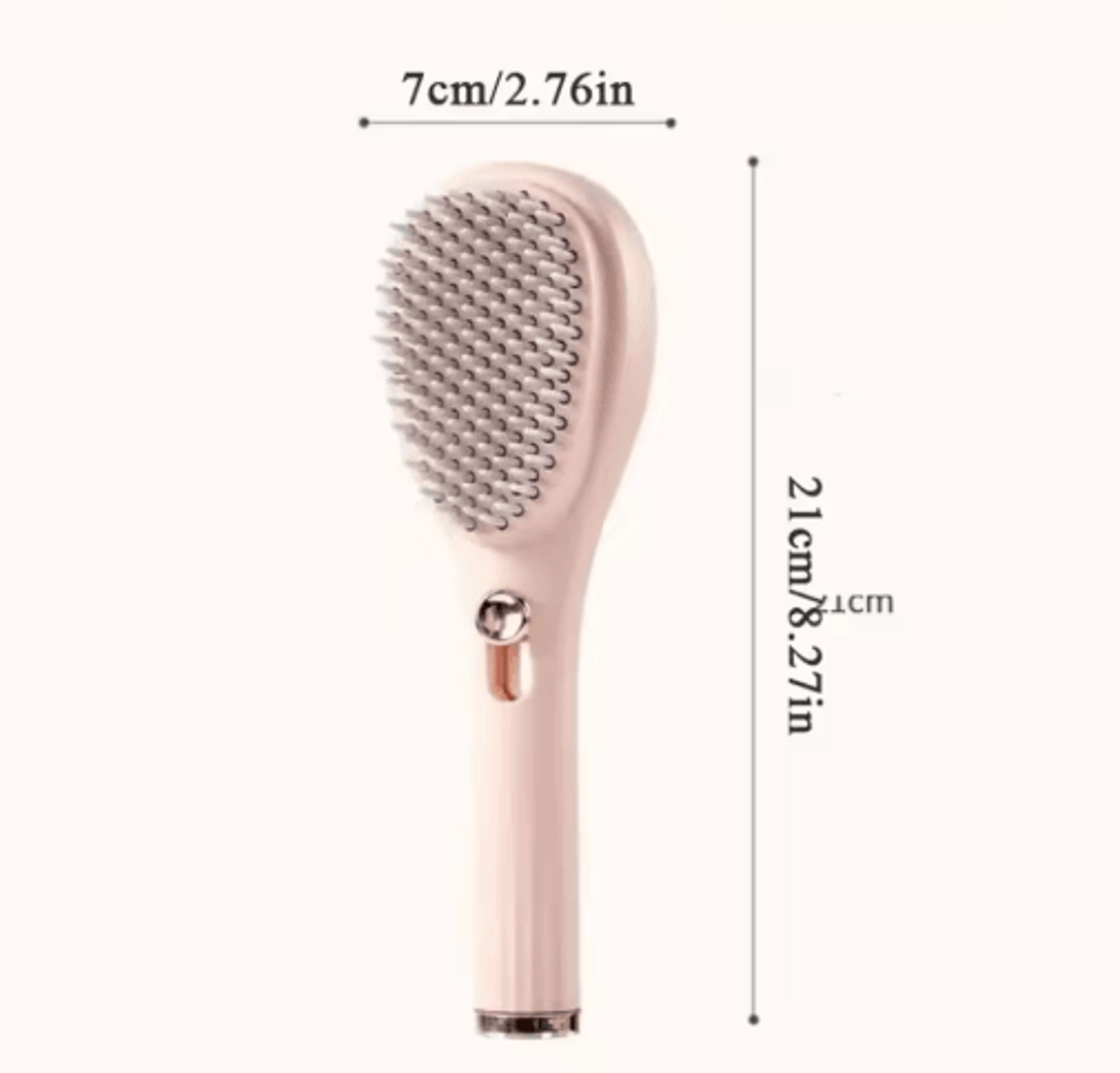 Self Cleaning Retractable Hairbrush Anti Static Scalp Massage Styling Comb For Salon And Travel 3