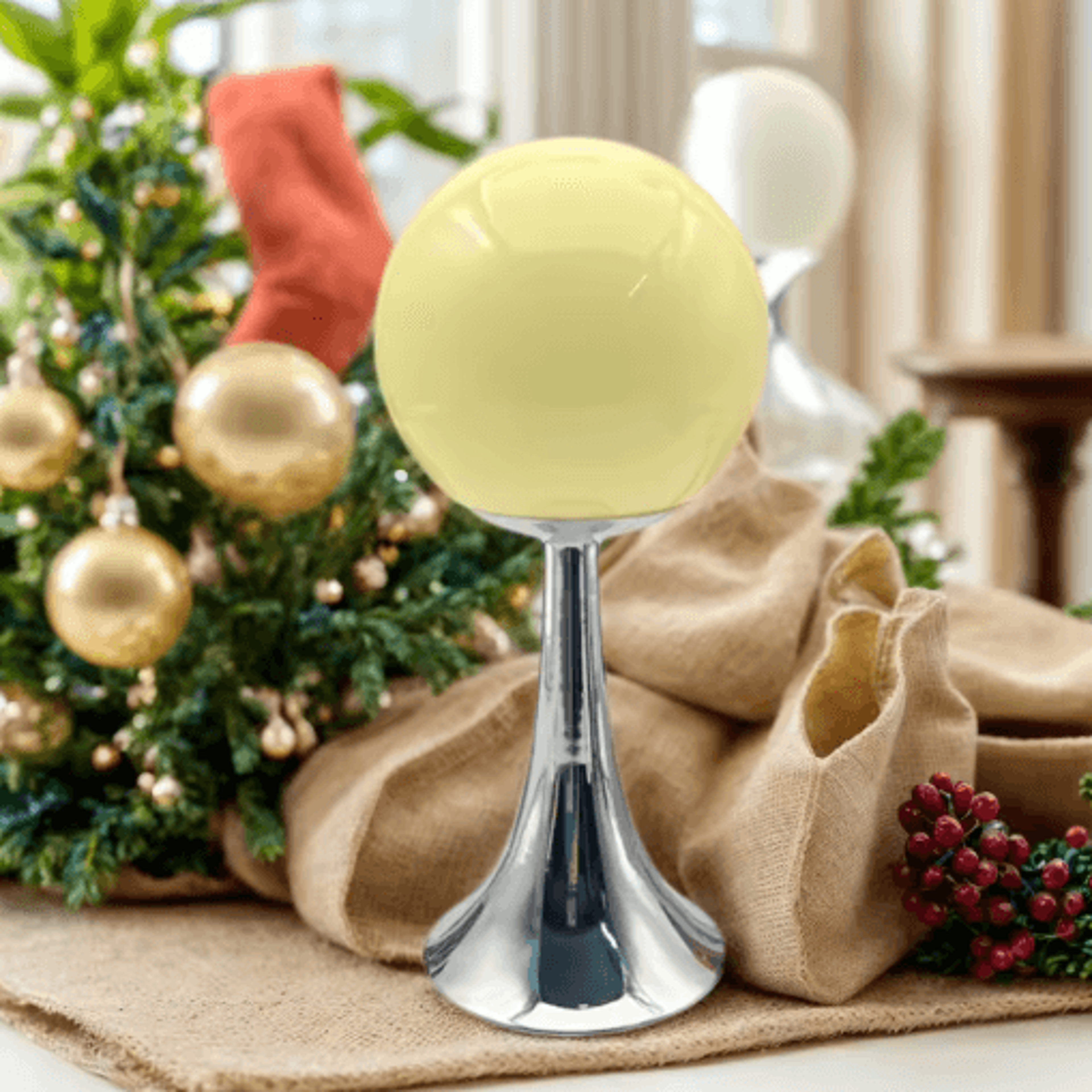 Glass Round Table Lamp Elegant Bedside And Desktop Night Light For Cozy Room Atmosphere 8