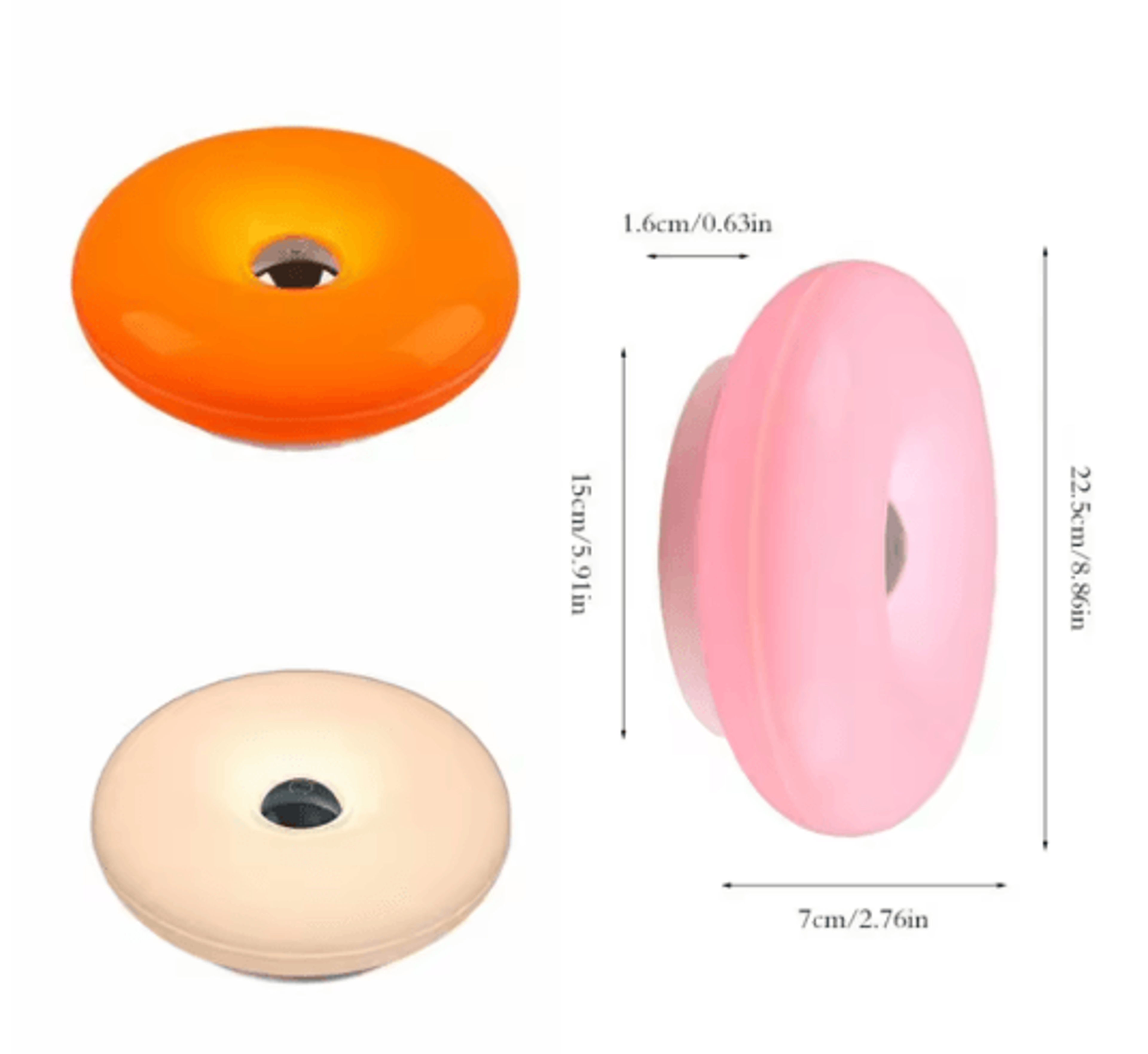 Donut LED Wall And Desk Lamp Modern Dimmable USB Ambient Light For Home And Office 4