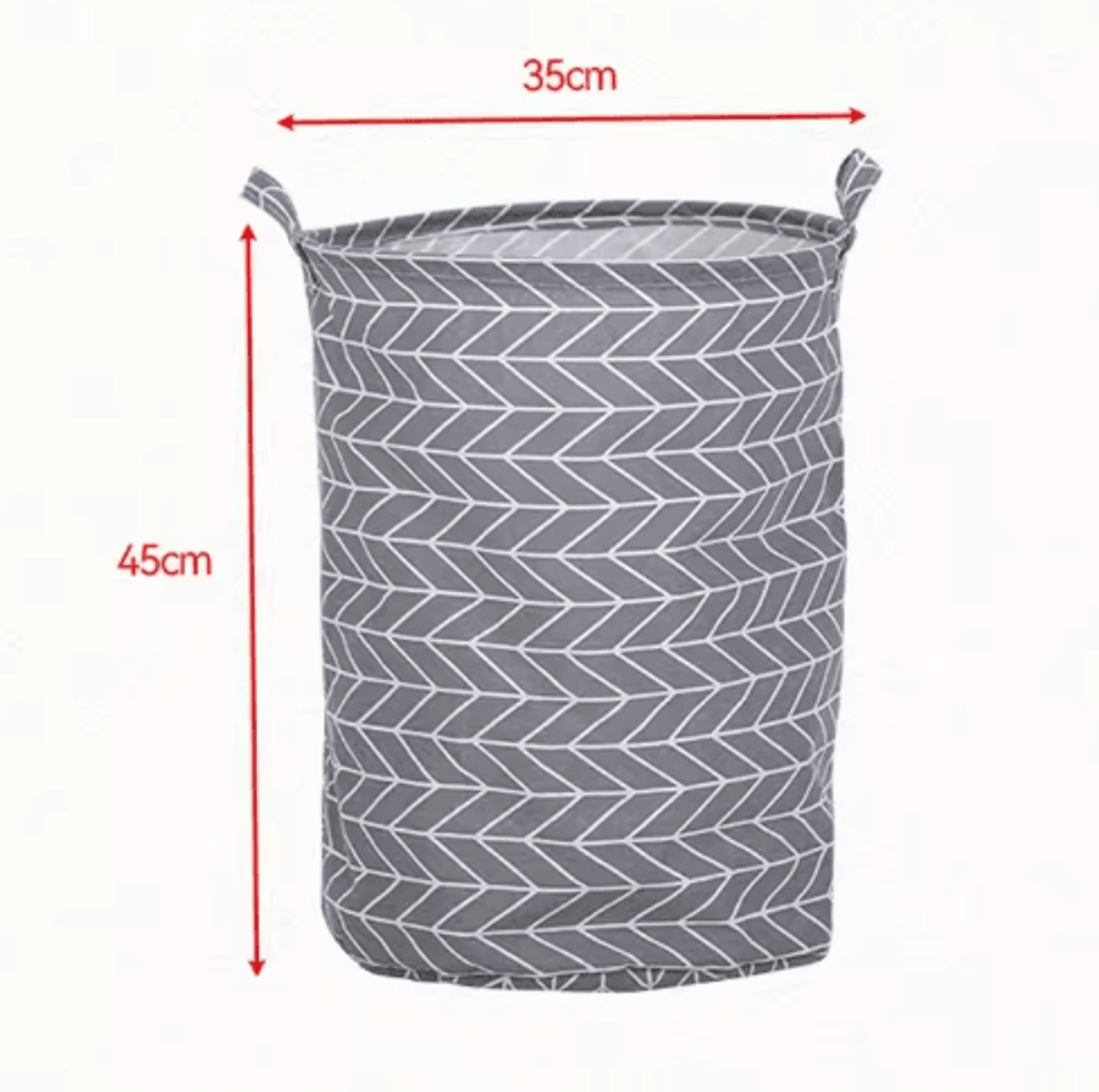Fabric Storage Basket Cotton And Linen Drum Storage Bag For Laundry And Home Organization 4