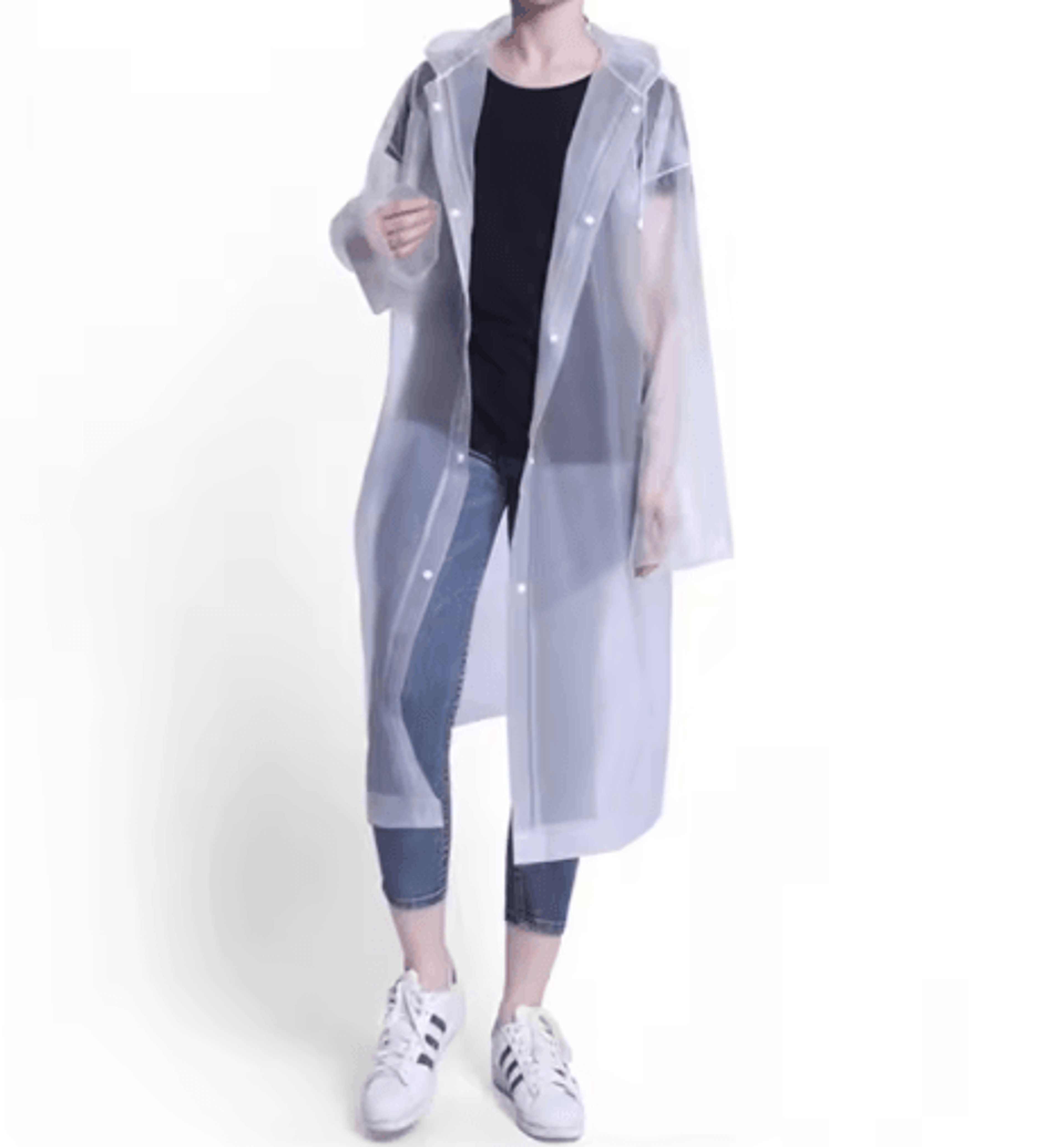 Adult One Piece Raincoat Thickened Reusable Waterproof And Windproof Outdoor Rain Gear 1