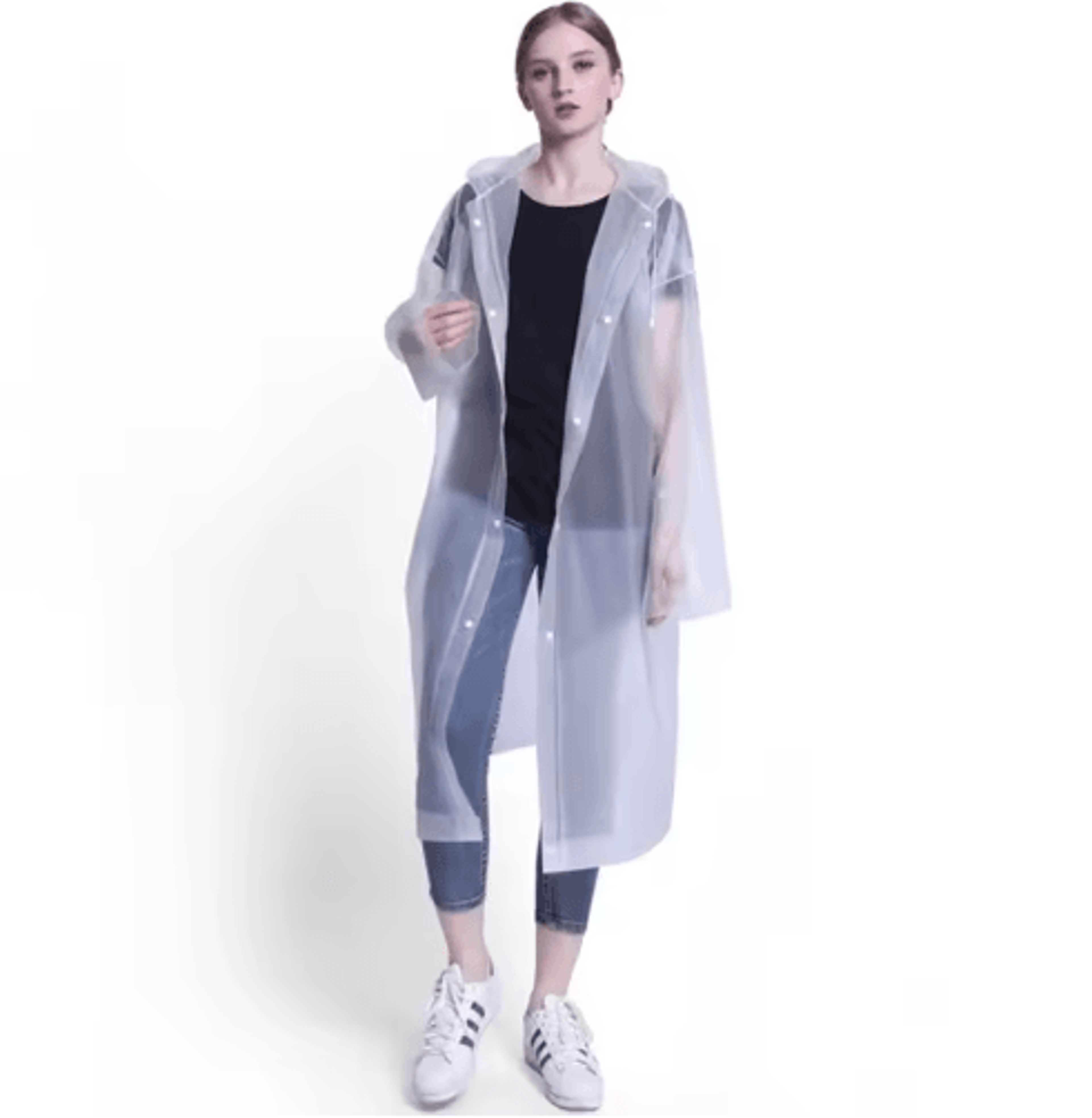 Adult One Piece Raincoat Thickened Reusable Waterproof And Windproof Outdoor Rain Gear 2
