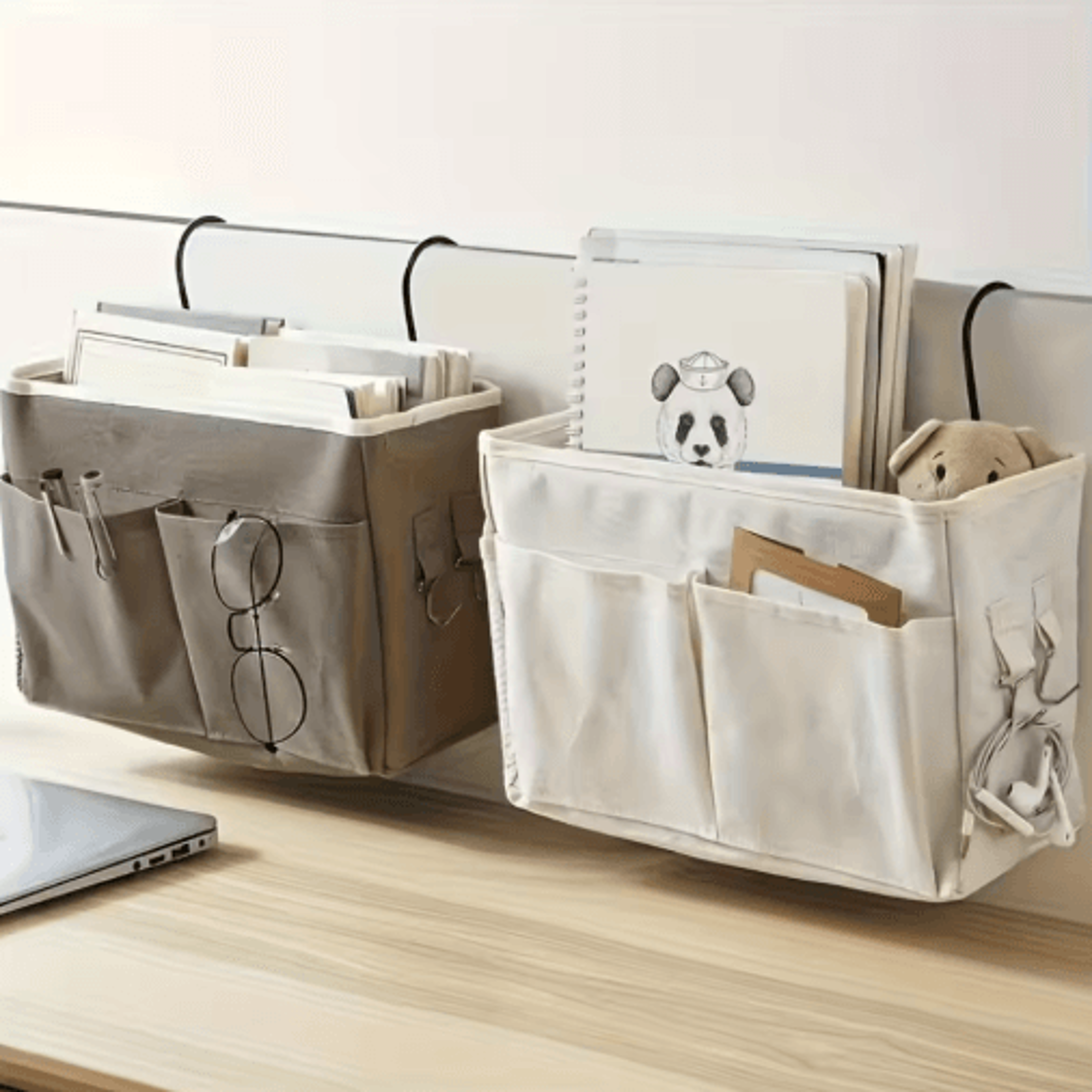 Minimalist Bedhead Storage Rack And Wall Mounted Bedside Basket 0