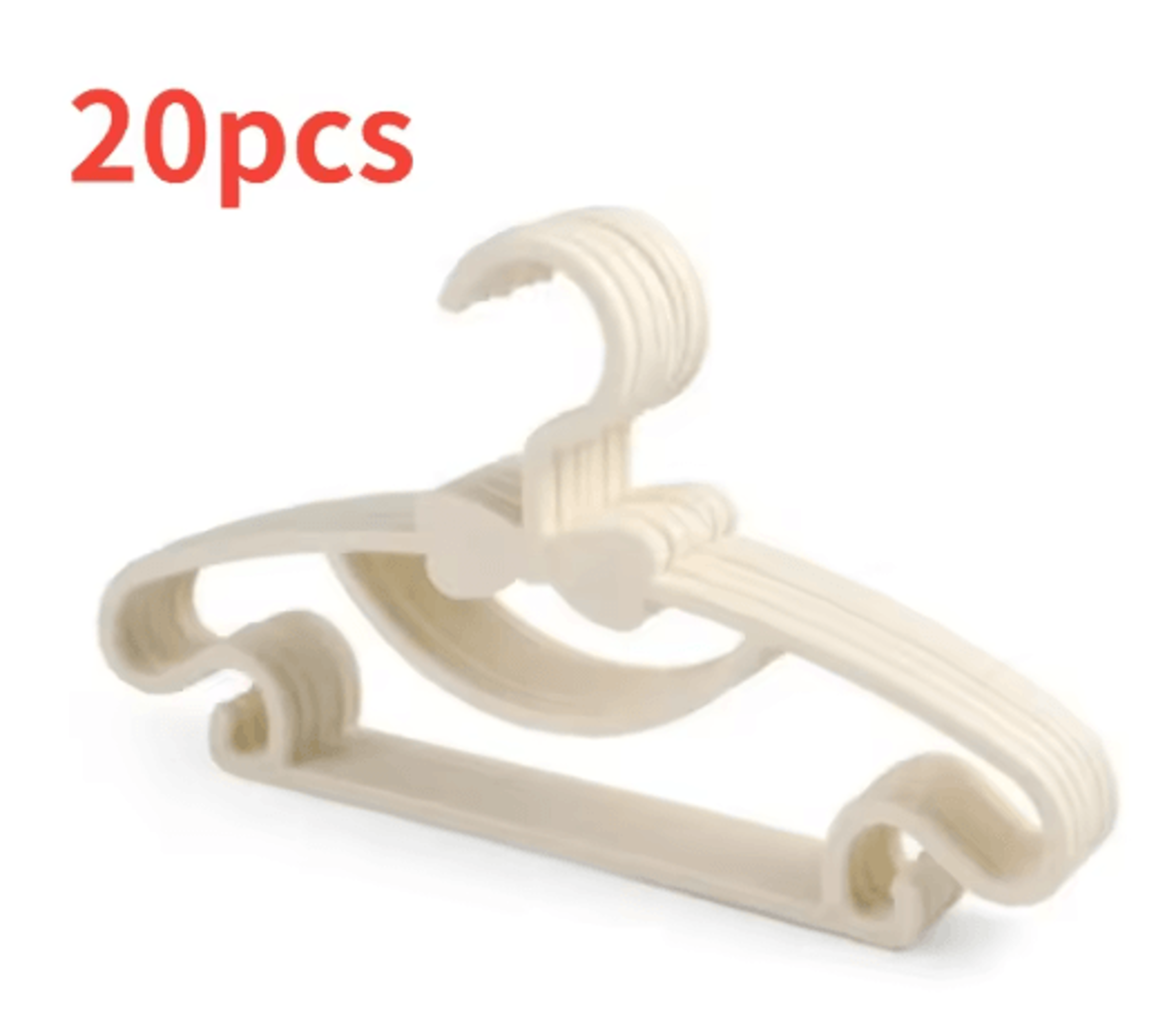 Baby No Trace Windproof Plastic Hanger For Childrens Clothing 4