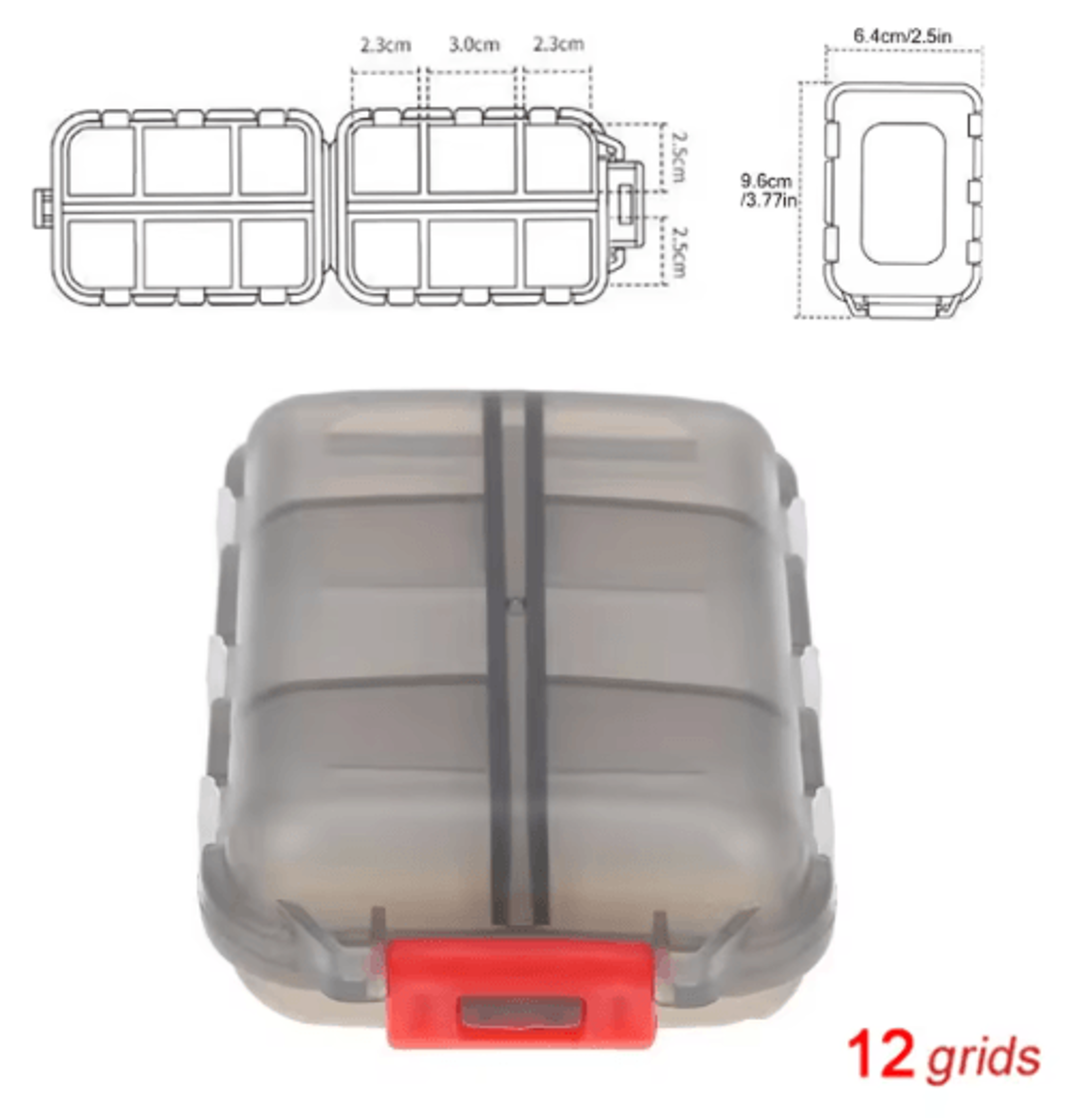 Portable Folding Pill Case Compact Medicine Organizer For Daily And Travel Use 4